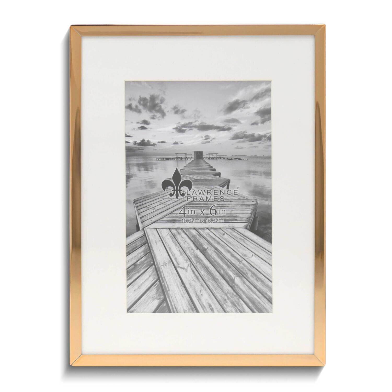 Gold-tone Matted 4 x 6 Inch Photo Picture Frame GM25508, MPN: GM25508, 751148078856