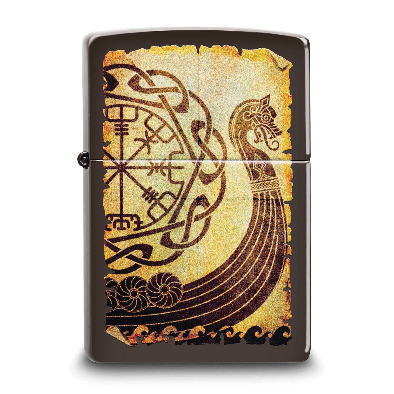 Zippo Brown Viking Warship Lighter GM25857, MPN: GM25857, 191693145694
