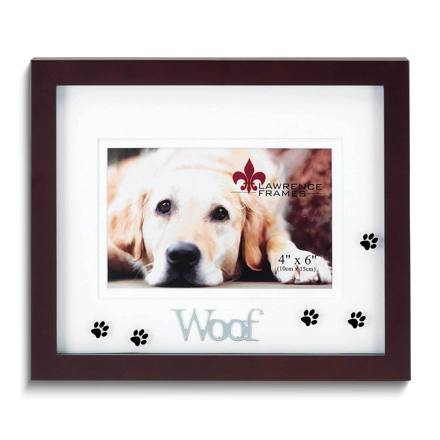Walnut Wood Matted 6x4 Woof Photo Frame GM25521, MPN: GM25521, 751148061964