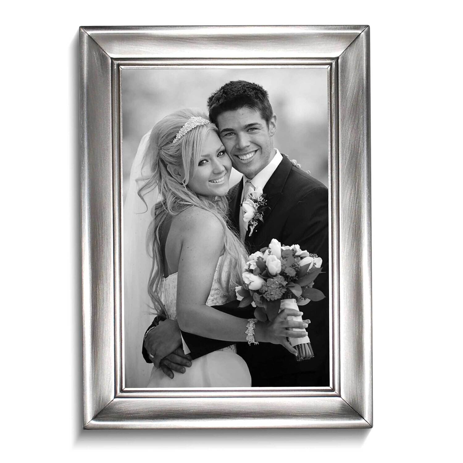Classic Brushed Pewter 4 x 6 Inch Photo Picture Frame GM25526, MPN: GM25526, 751148043175