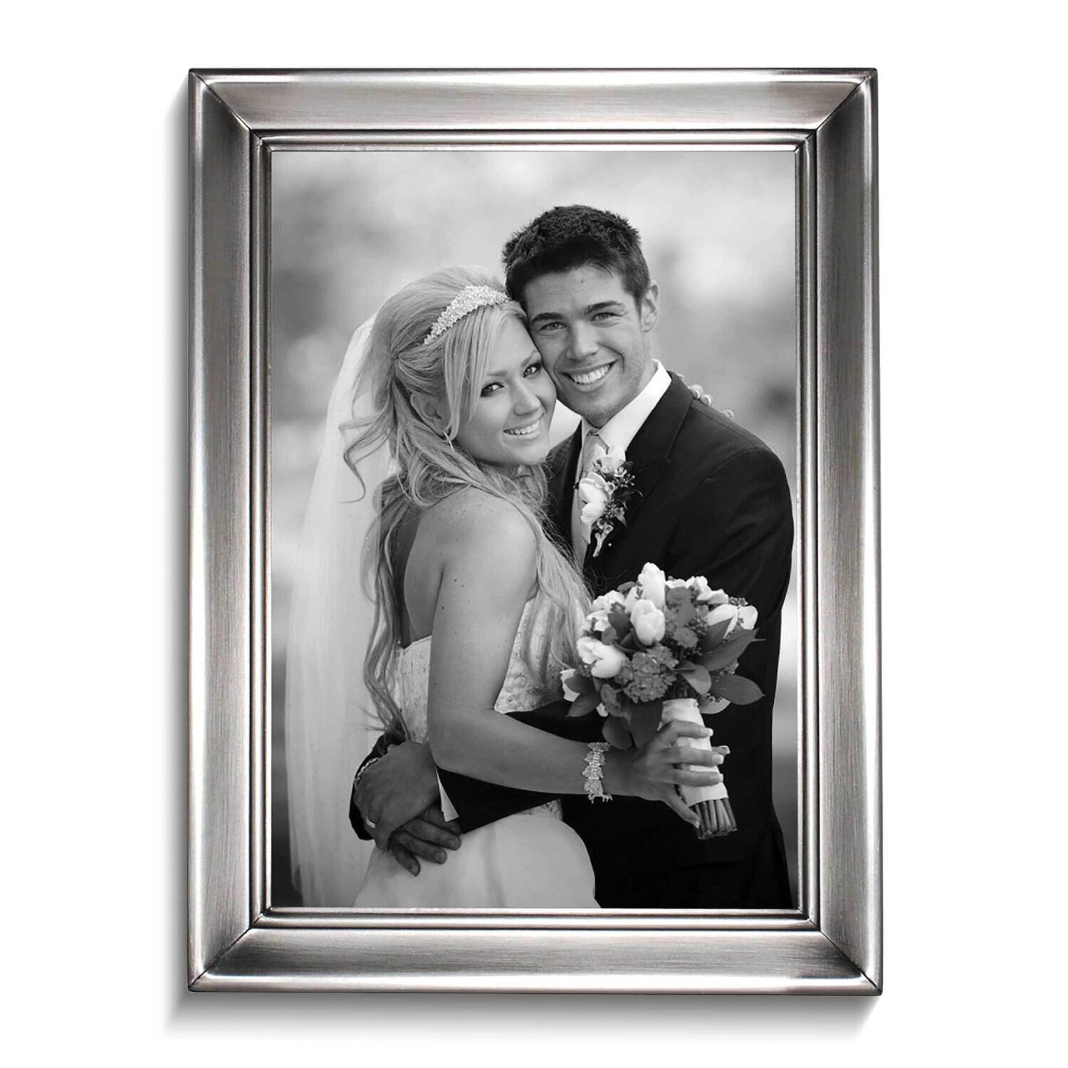 Classic Brushed Pewter 5 x 7 Inch Photo Picture Frame GM25527, MPN: GM25527, 751148043182