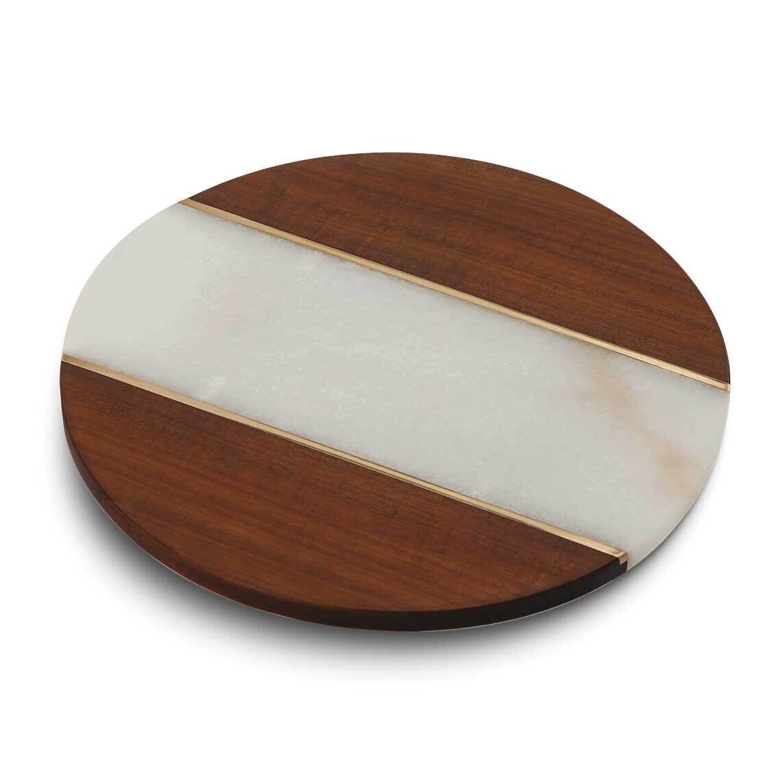 Campello Lazy Susan Marble Board-White GM25707