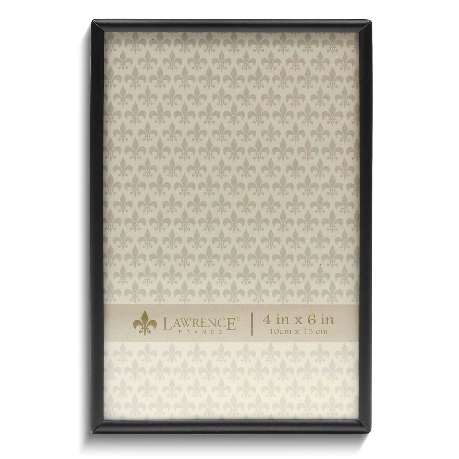 Simply Black Metal 4 x 6 Inch Photo Picture Frame GM25530, MPN: GM25530, 751148070027