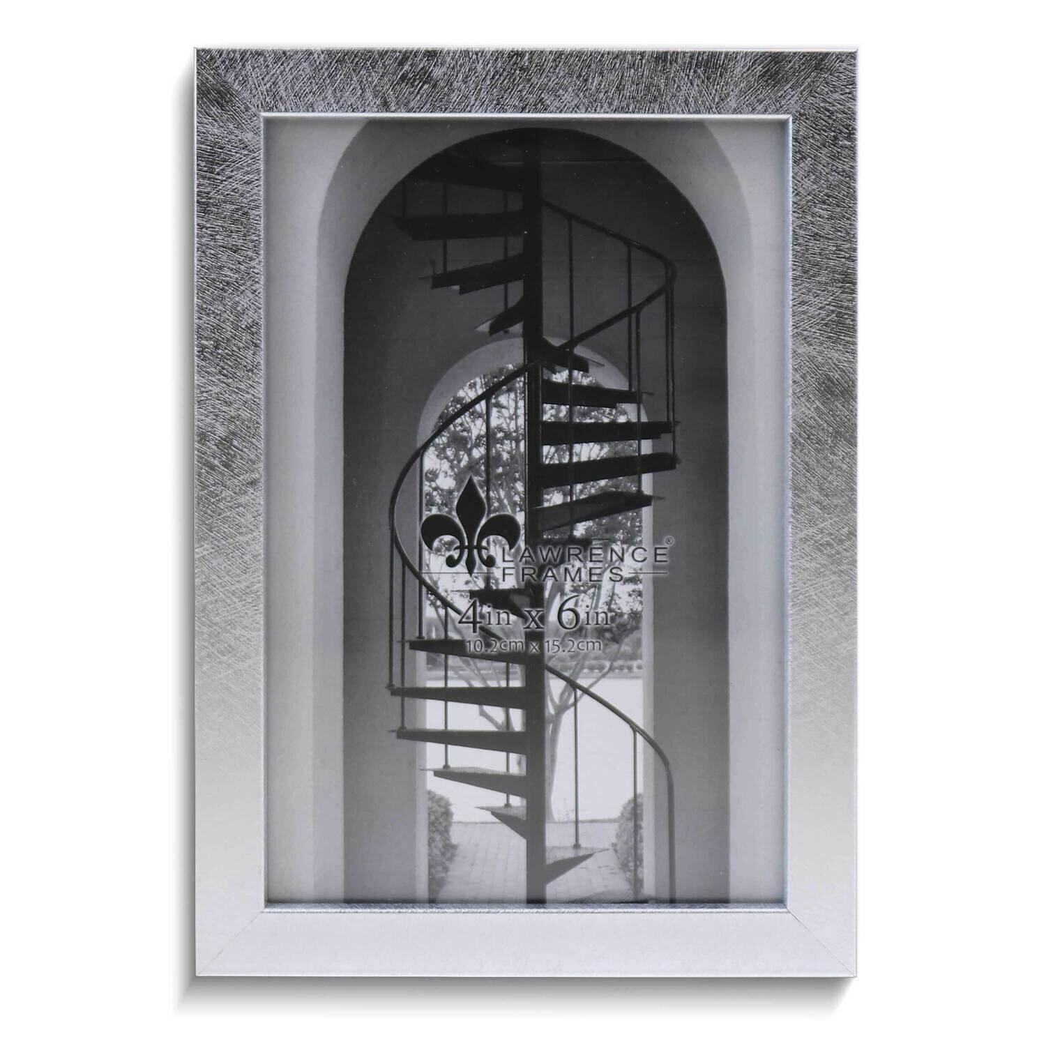 Silver-tone Chloe Contemporary 4 x 6 Inch Photo Picture Frame GM25540