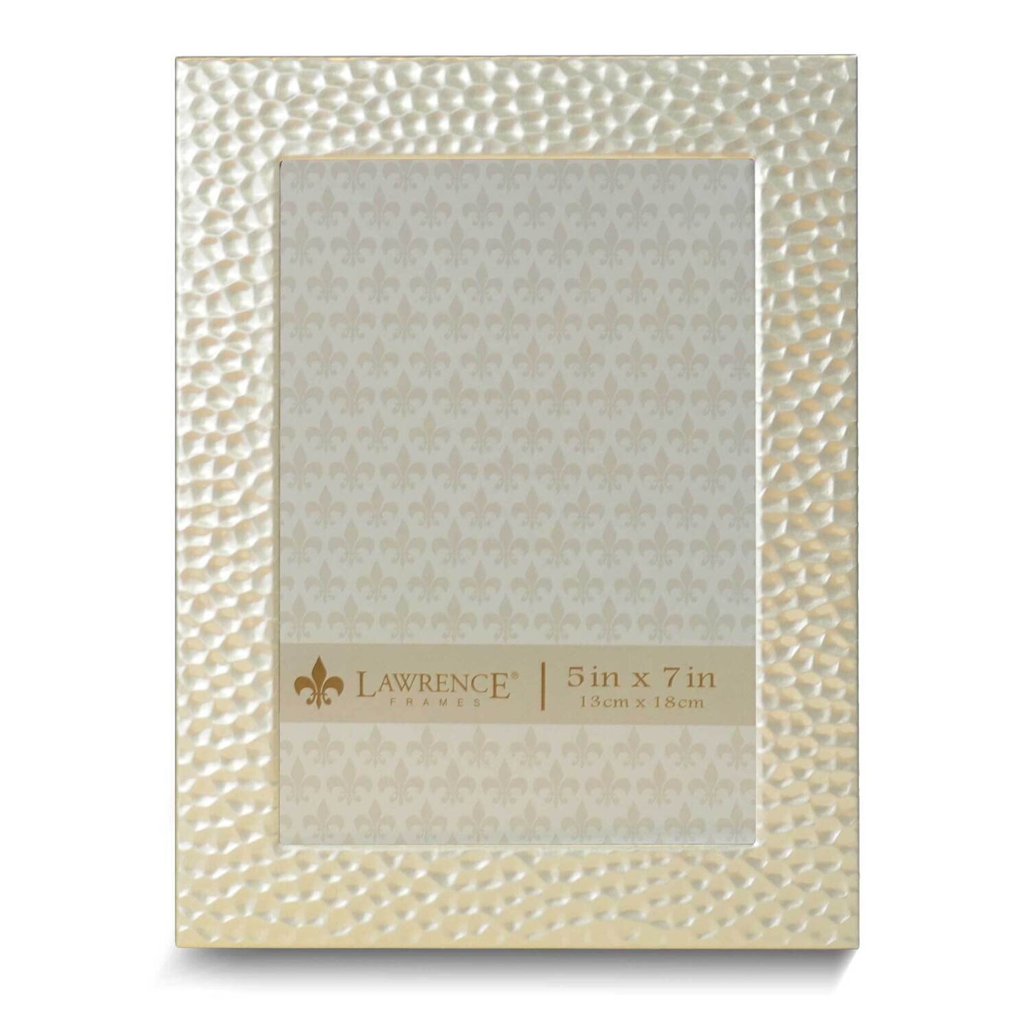 Hammered Gold-tone 5x7 Metal Photo Frame GM25562, MPN: GM25562, 751148077873