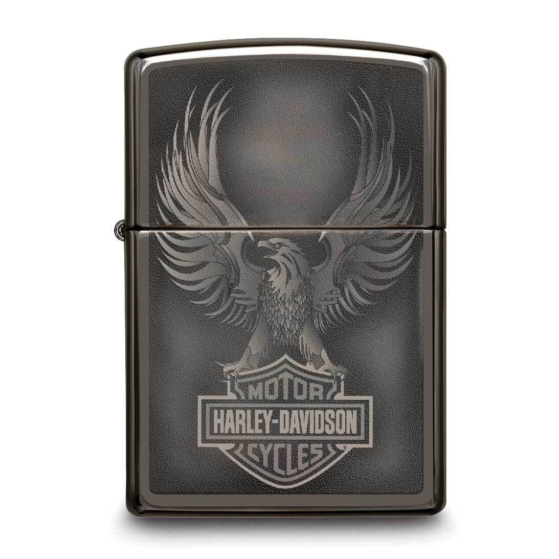 Zippo Harley-Davidson Black Ice Flying Eagle Lighter GM25751, MPN: GM25751,