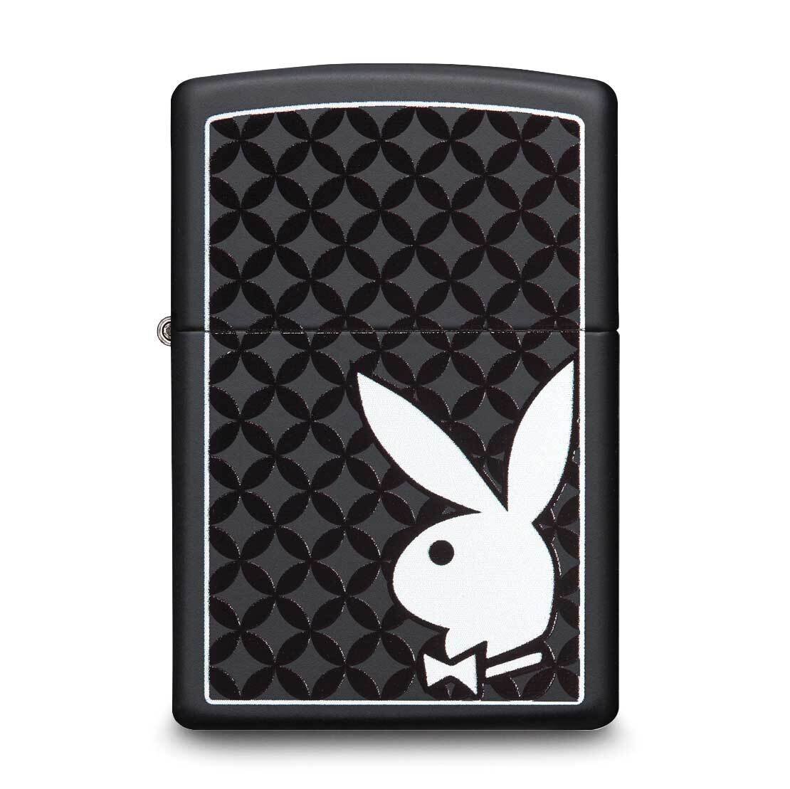 Zippo Black Matte Playboy Bunny Lighter GM25769