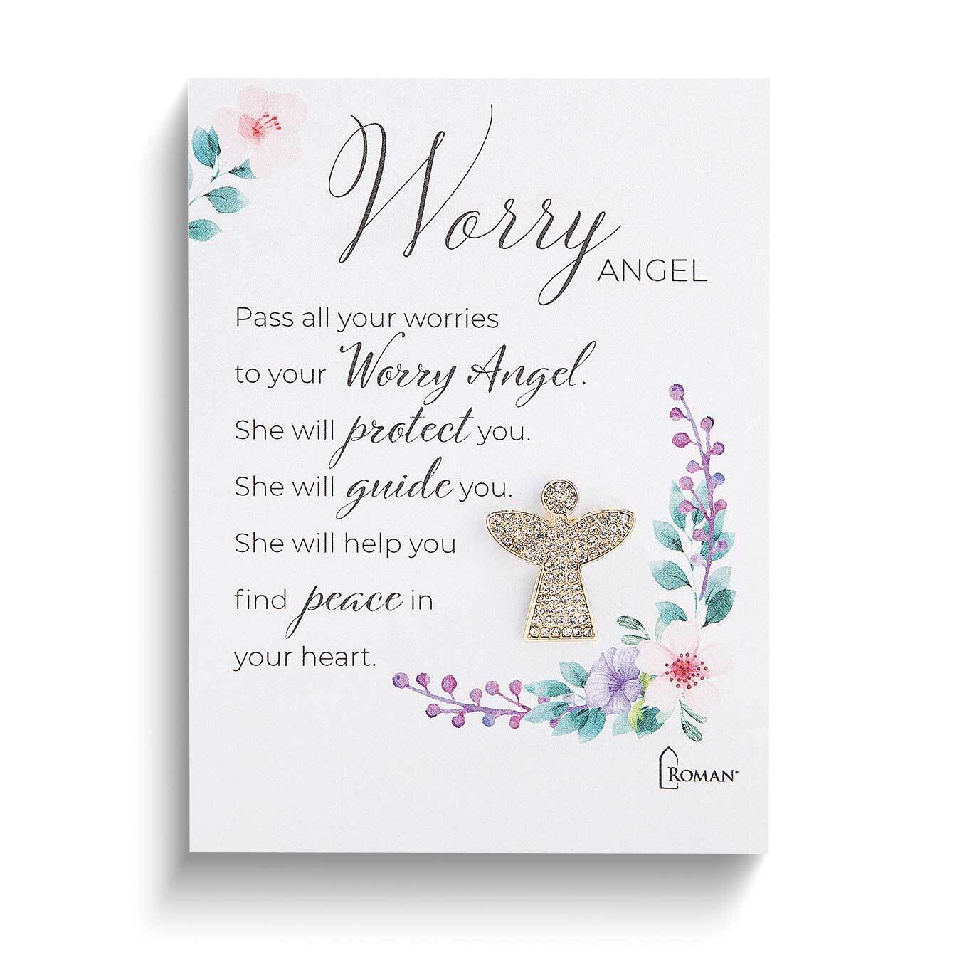 Gold-tone Worry Angel Pin GM25591, MPN: GM25591, 89945728743