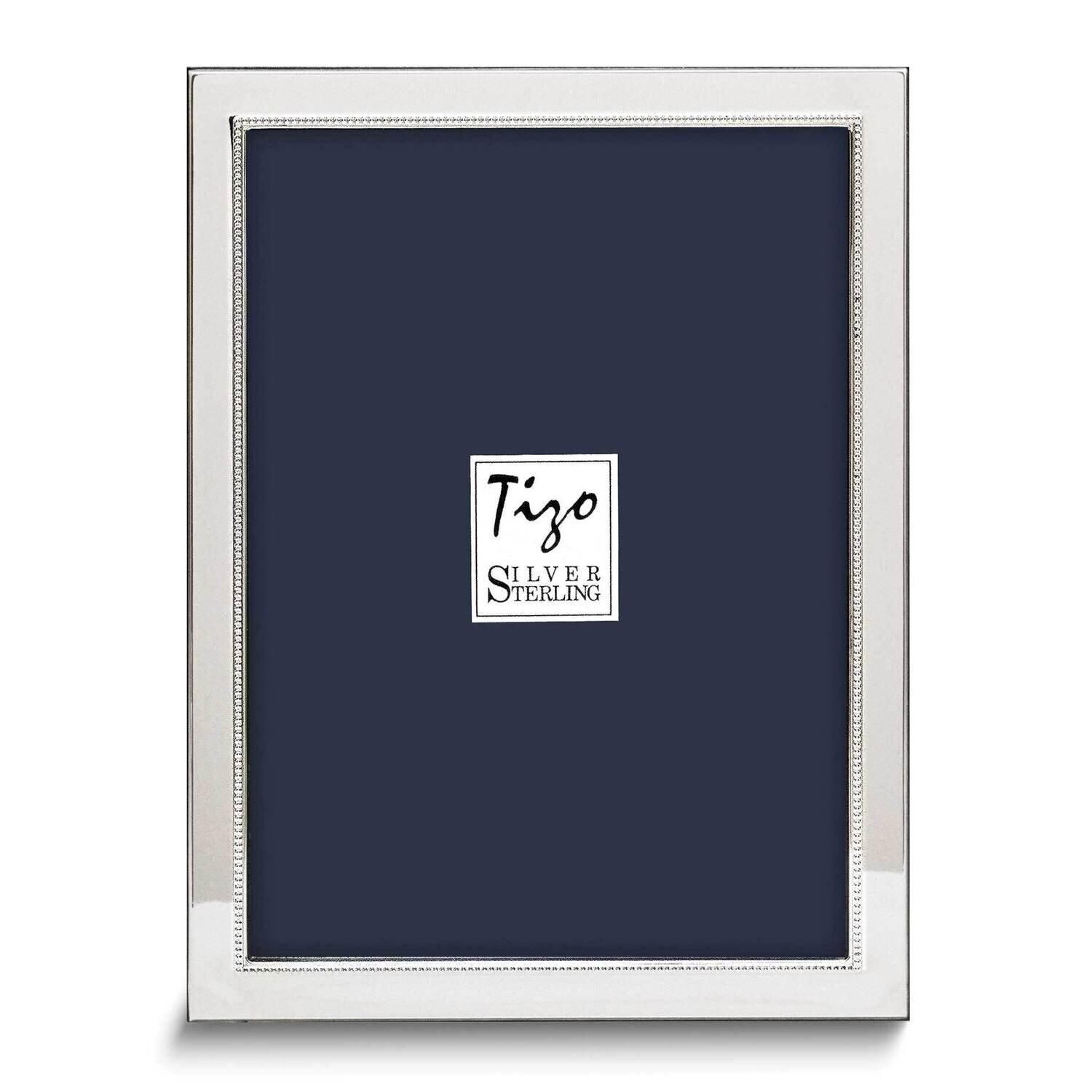 Sterling Silver Narrow Beaded 3.5x3.5 Photo Frame GM25948, MPN: GM25948,