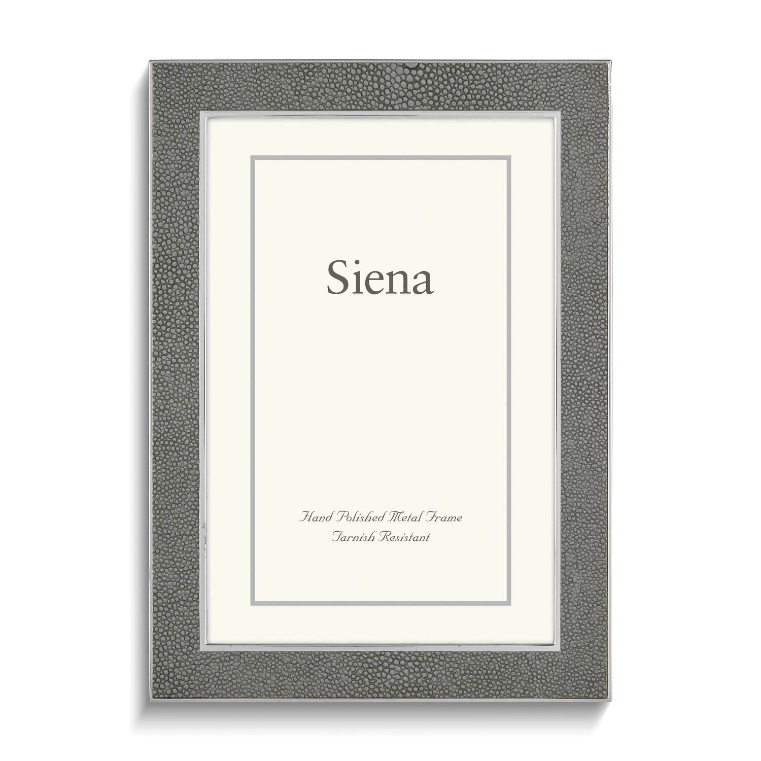Grey Faux Shagreen 8 x 10 Inch Photo Picture Frame GM25973, MPN: GM25973, 820036024715