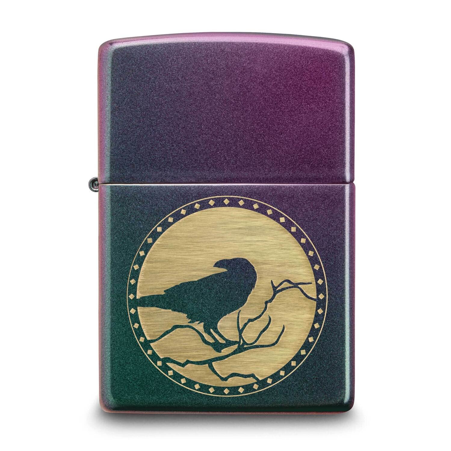 Zippo Iridescent Raven Design Lighter GM25847