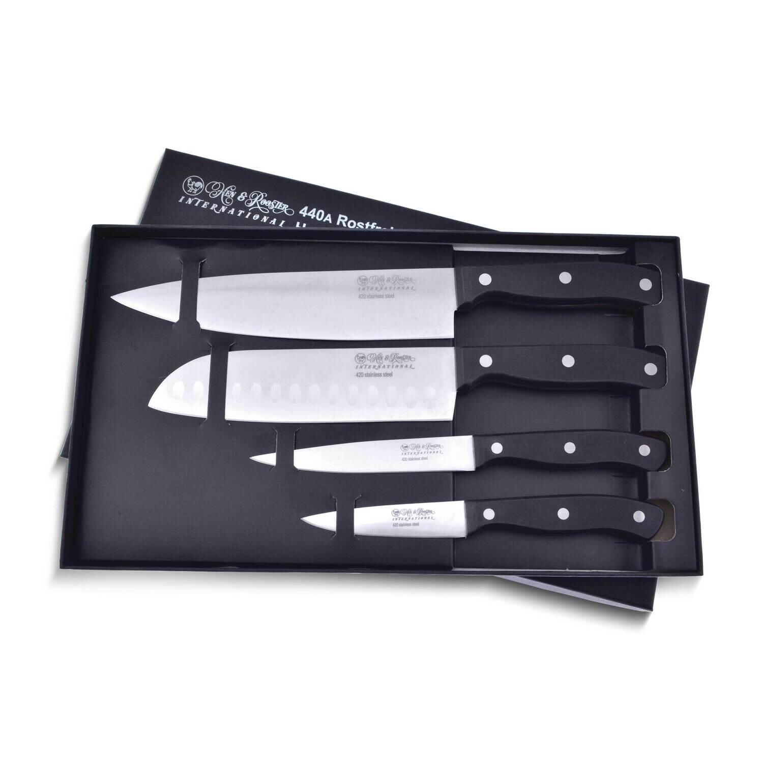 Stainless Steel 4 Piece Kitchen Knife Set GM26082