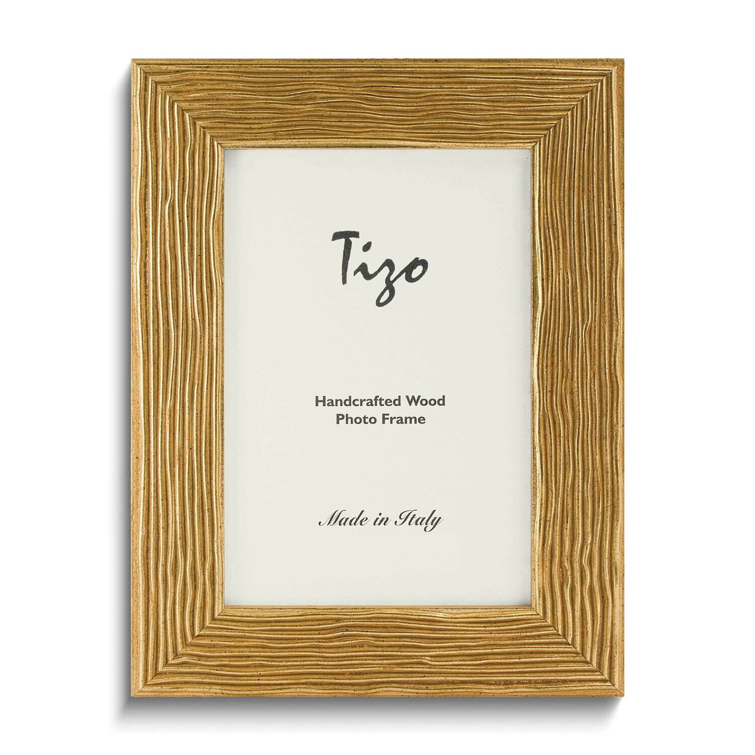 Gold-tone Textured Wood 8 x 10 Inch Photo Picture Frame GM25953, MPN: GM25953,