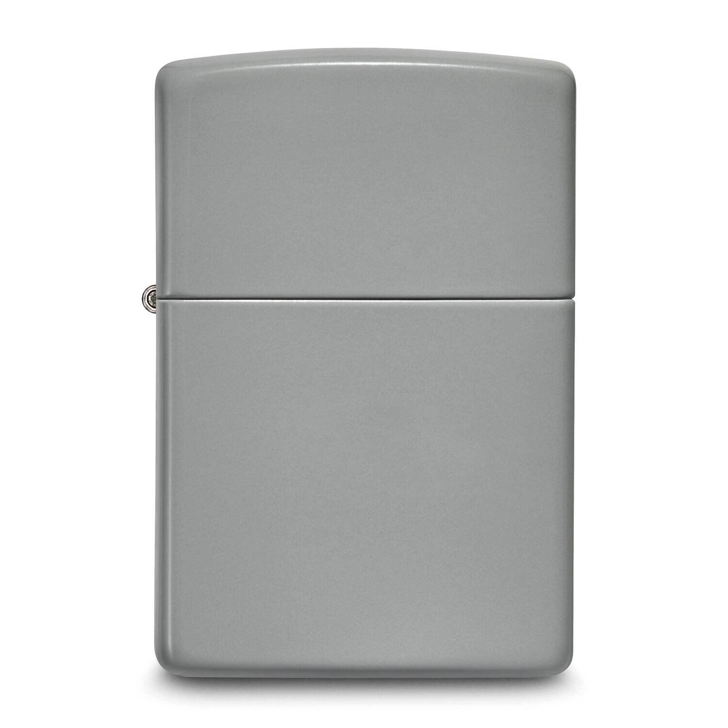 Zippo Flat Grey Lighter GM25802, MPN: GM25802, 191693199413