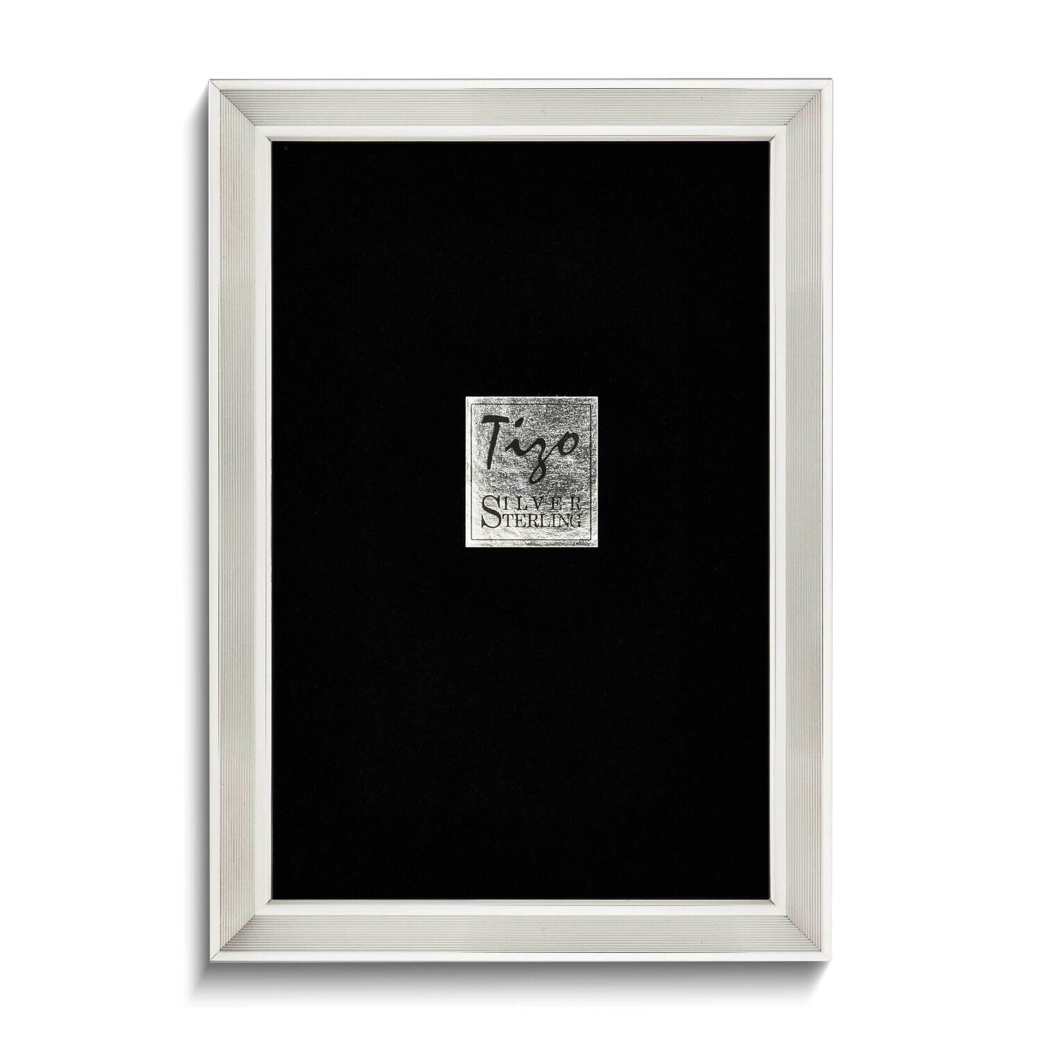Sterling Silver Narrow Linear 4 x 6 Inch Photo Picture Frame GM25939, MPN: GM25939,