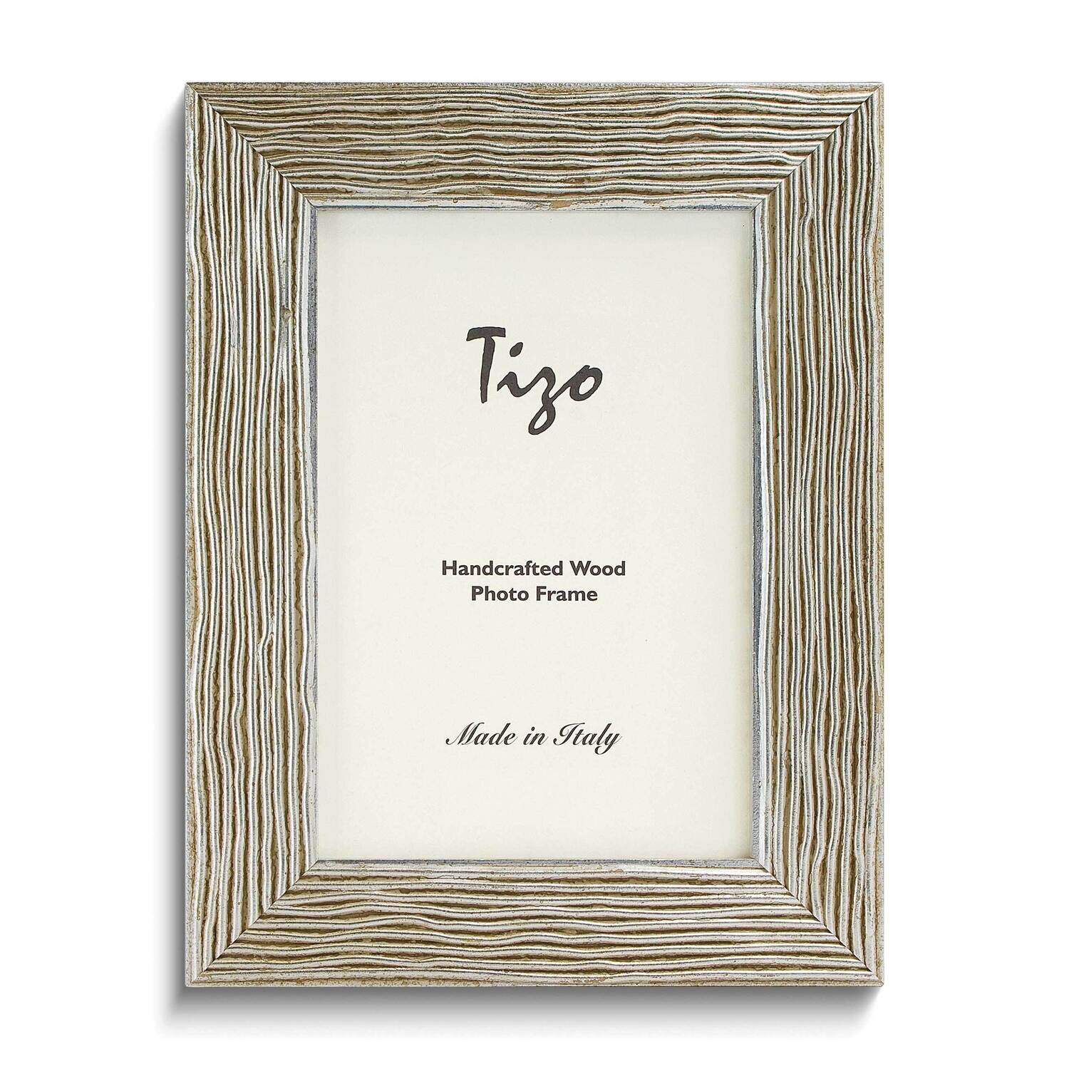 Silver-tone Textured Wood 8 x 10 Inch Photo Picture Frame GM25956, MPN: GM25956,