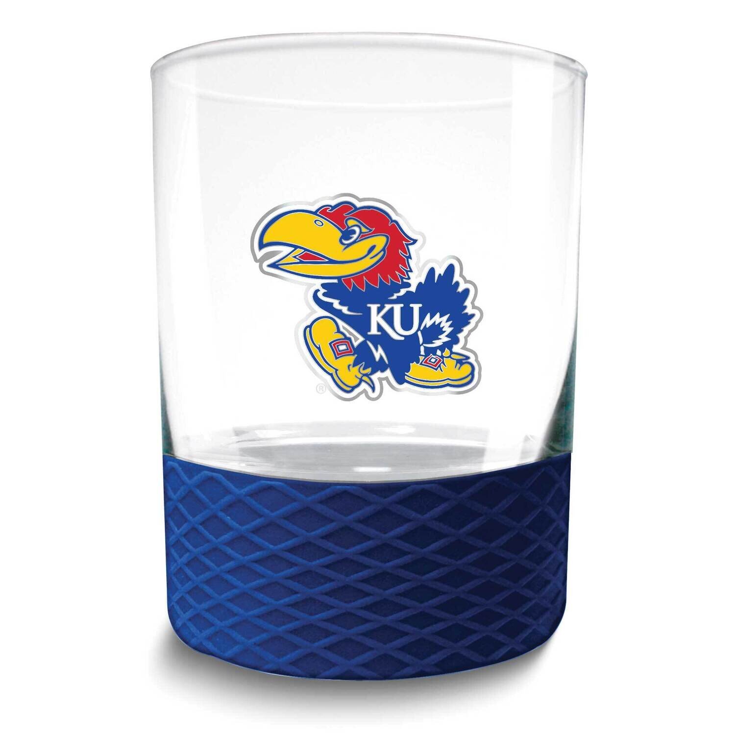 Collegiate Univeristy of Kansas Commissioner Rock Glass GM26096-UKS, MPN: GM26096-UKS, 737538447358