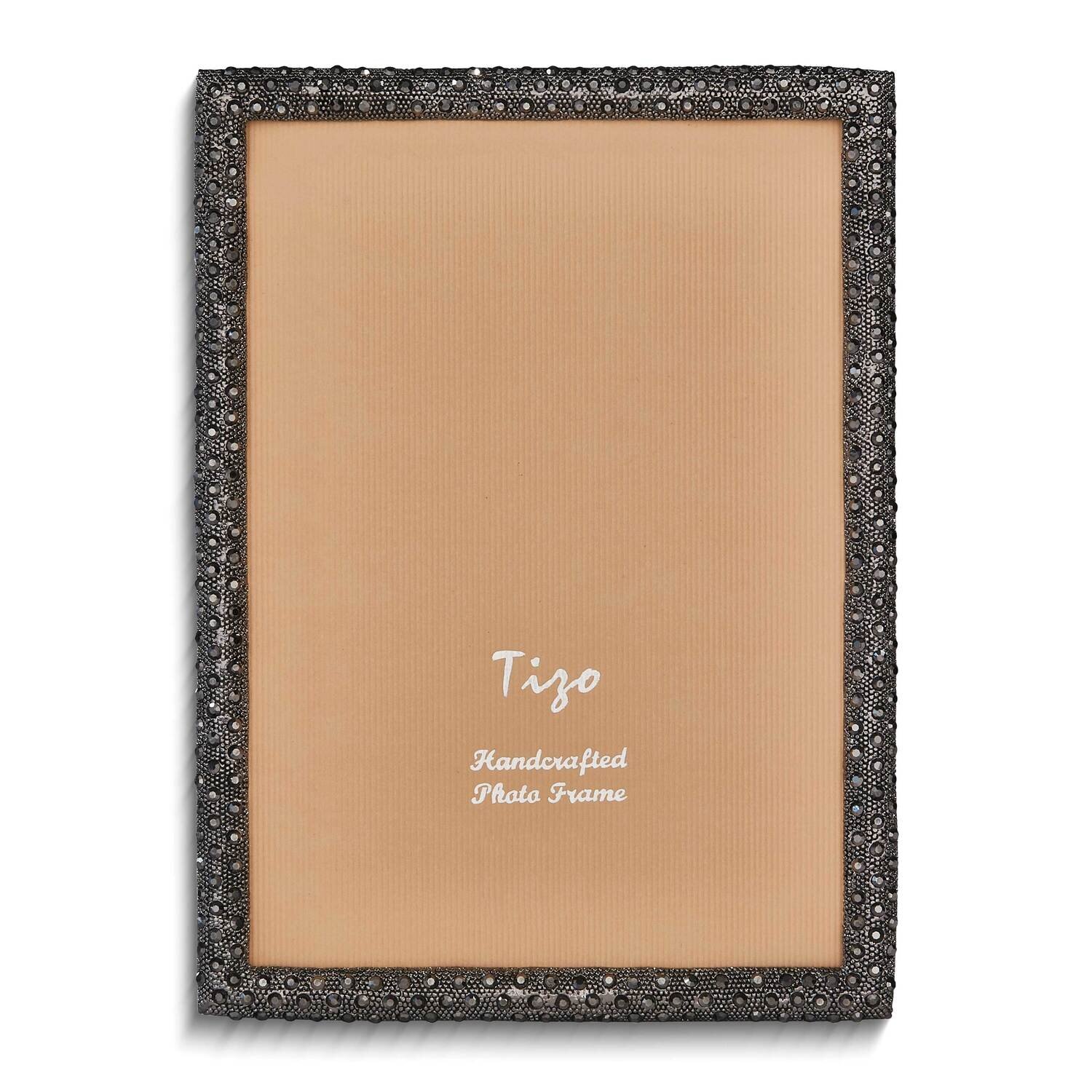 Black Crystal 4 x 6 Inch Photo Picture Frame GM26063
