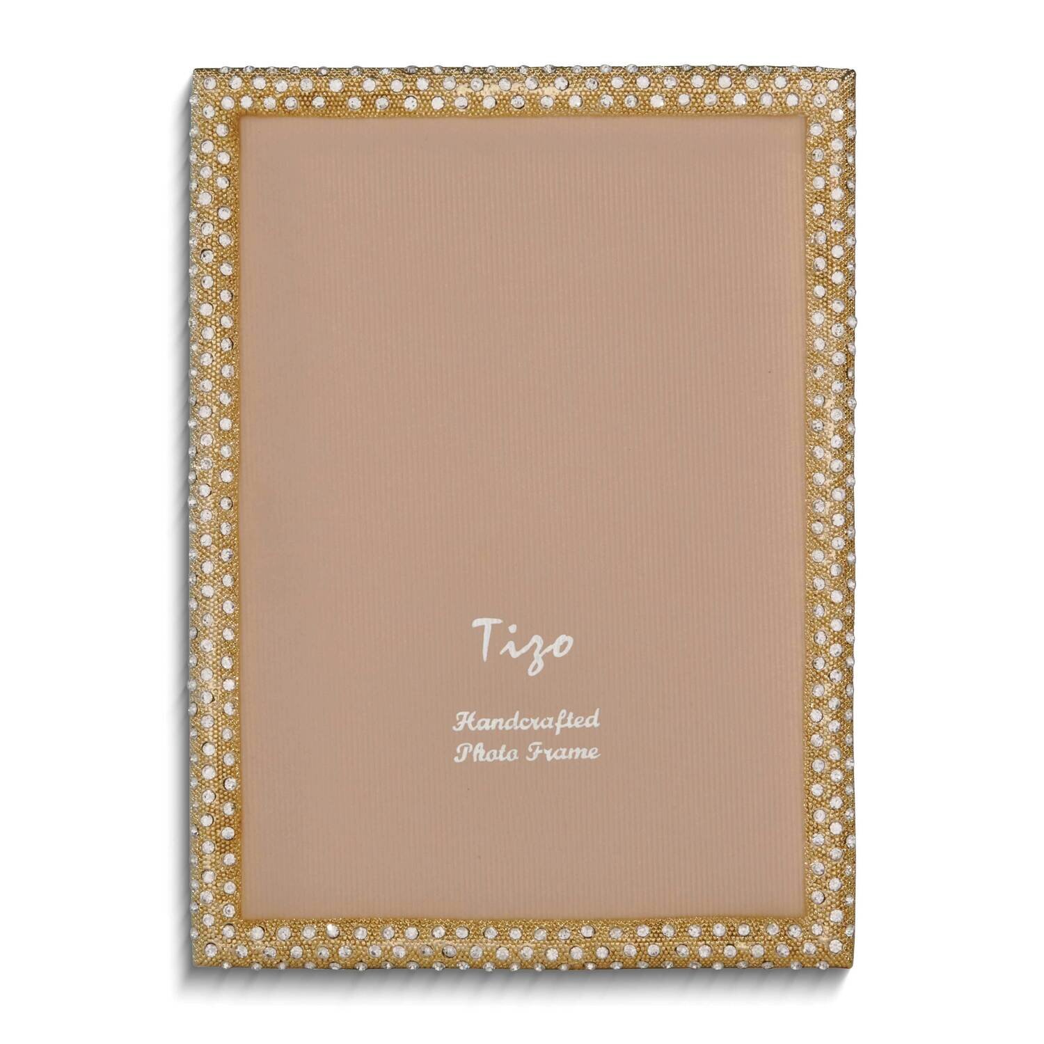 Gold-tone Crystal 8 x 10 Inch Photo Picture Frame GM26068