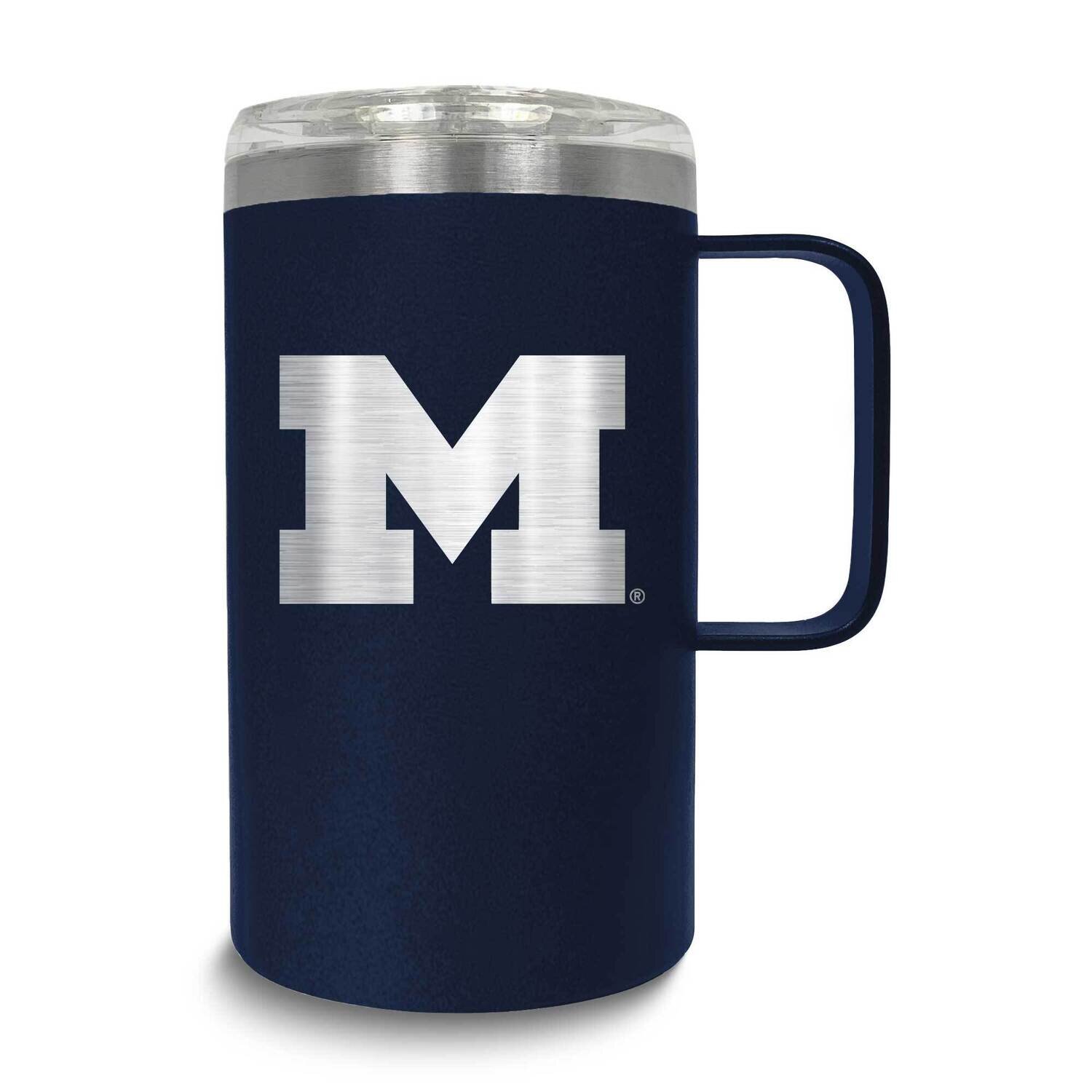 Collegiate Univeristy of Michigan Stainless Steel Hustle Mug GM26107-UM, MPN: GM26107-UM, 195568020…