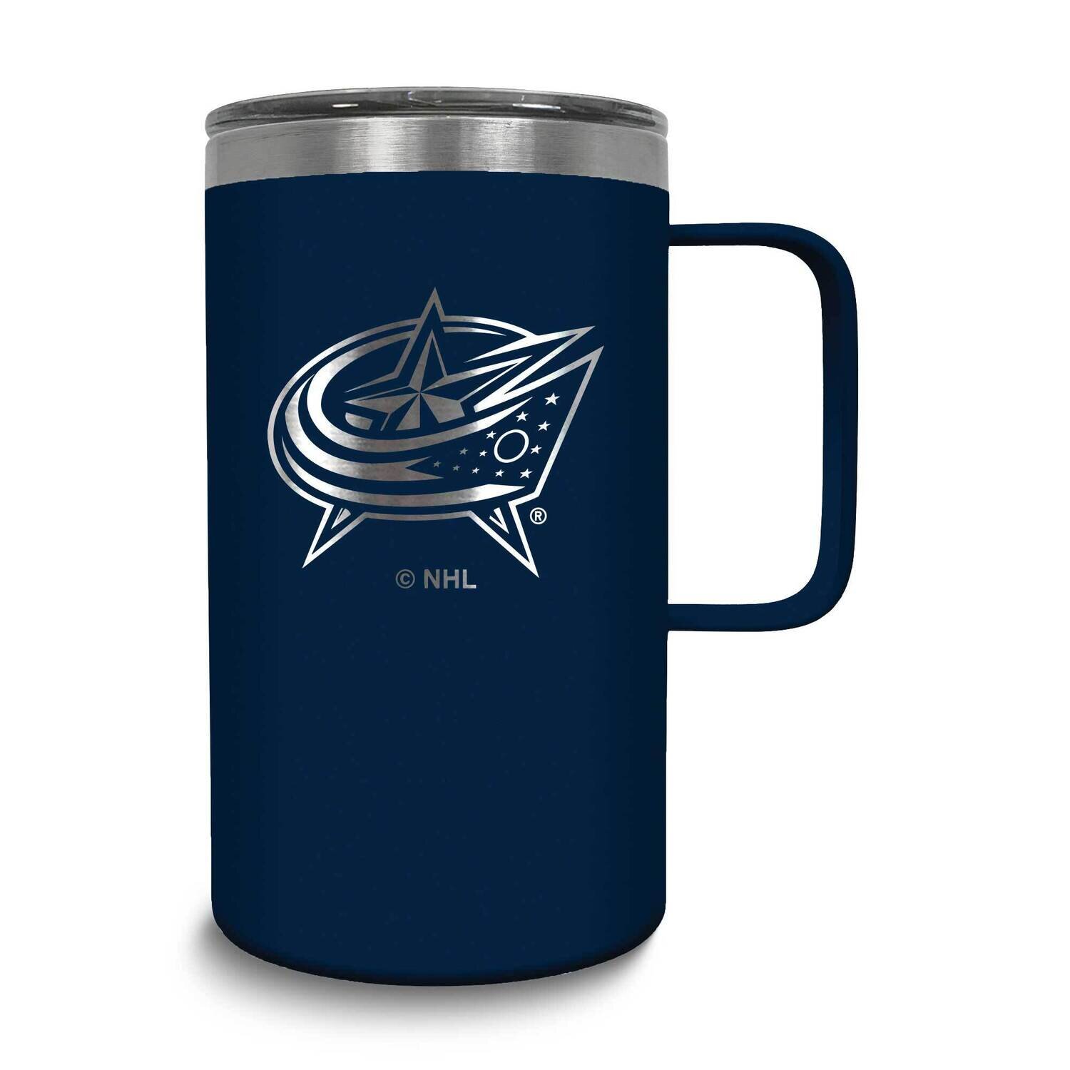 NHL Columbus Blue Jackets Stainless Steel Hustle Mug GM26110-BJA, MPN: GM26110-BJA, 195568056818