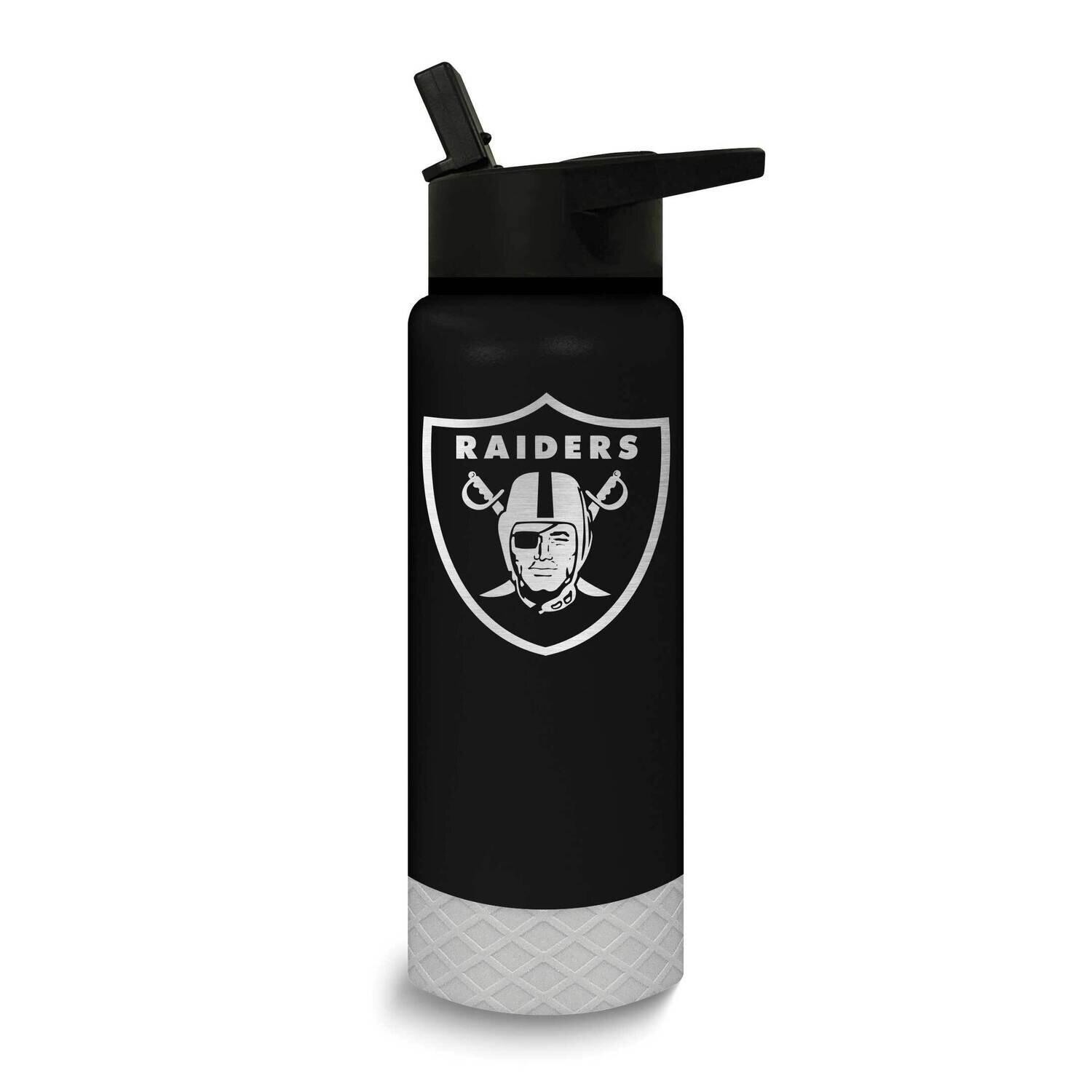 NFL Las Vegas Raiders Stainless JR Water Bottle GM26113-RAI, MPN: GM26113-RAI,
