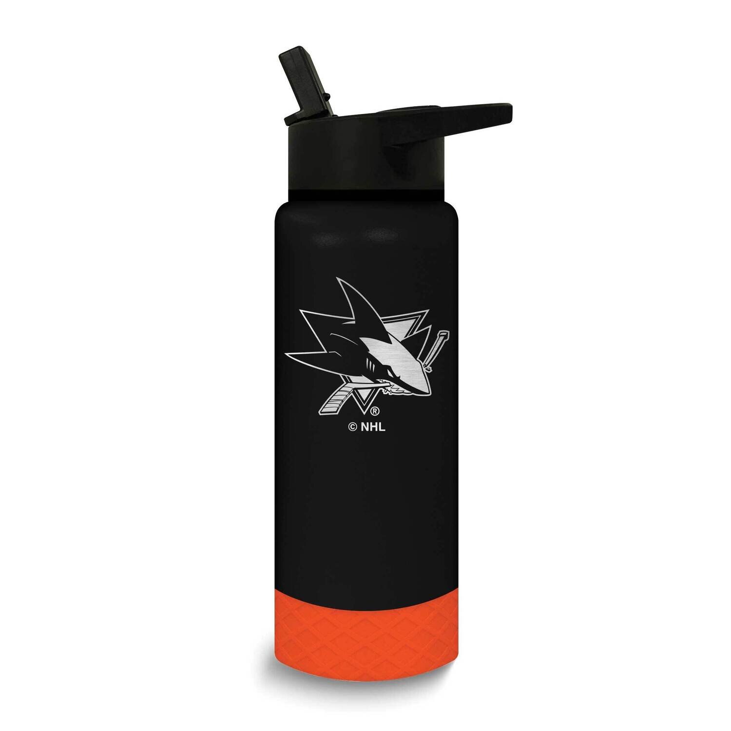 NHL San Jose Sharks Stainless JR Water Bottle GM26114-SHA, MPN: GM26114-SHA,