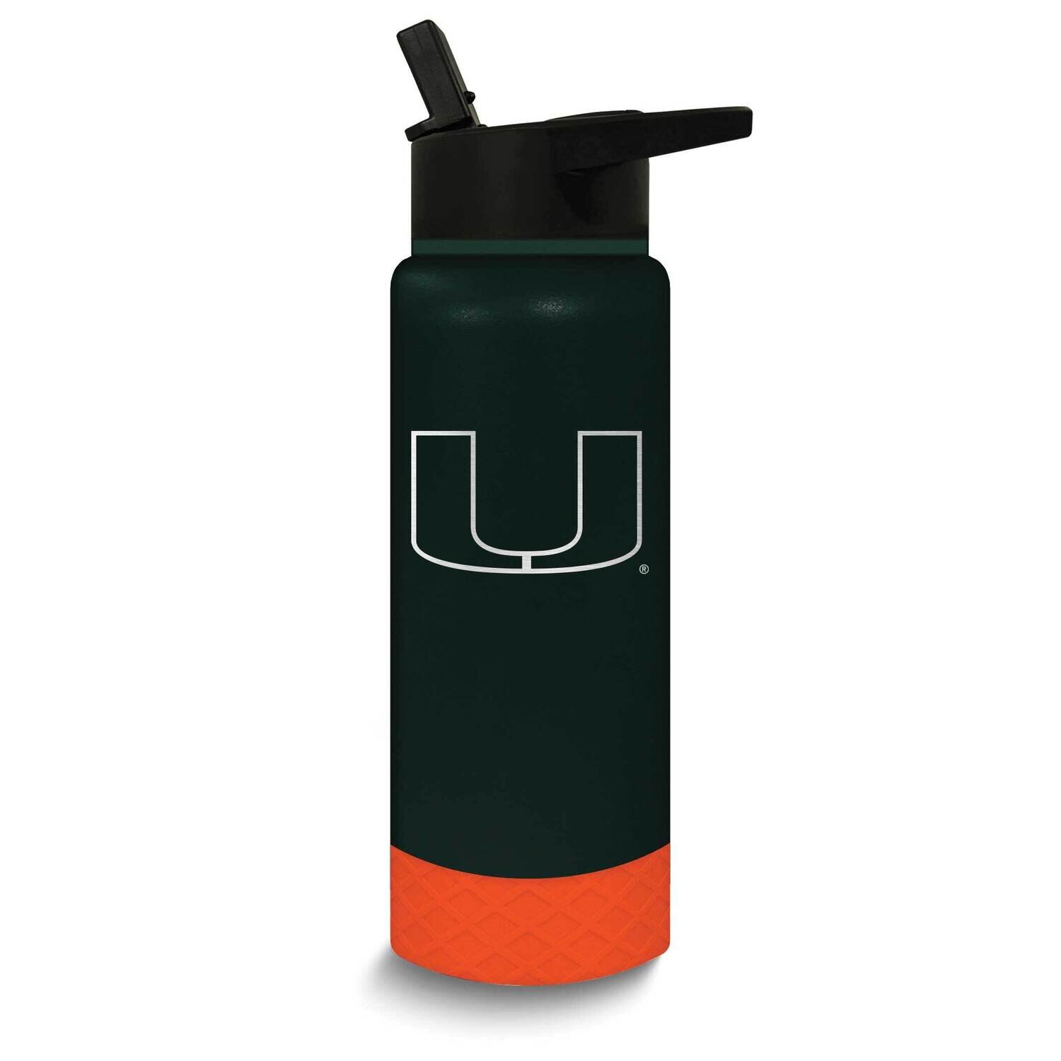Collegiate Univeristy of Miami Stainless JR Water Bottle GM26111-UMF, MPN: GM26111-UMF, 195568081278