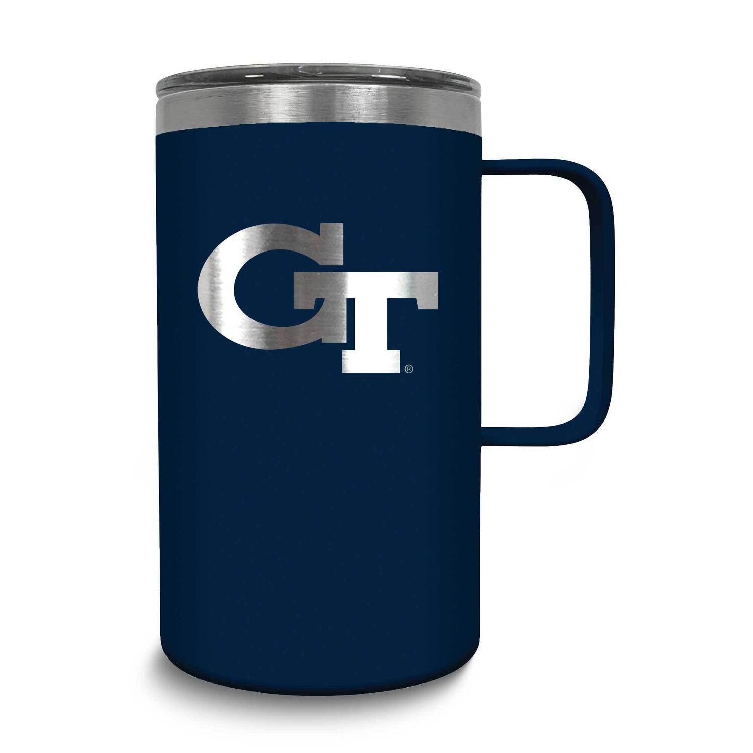 Collegiate Georgia Tech Stainless Steel Hustle Mug GM26107-GT, MPN: GM26107-GT, 195568020253