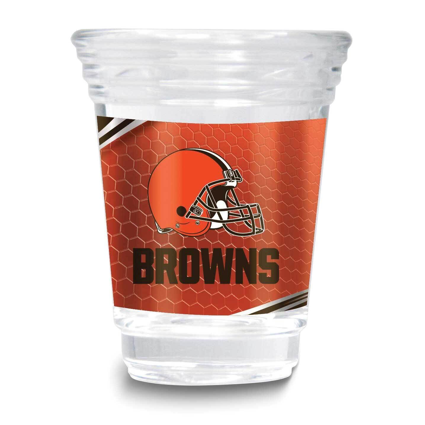 NFL Cleveland Browns 2oz Square Shot Glass GM26123-BRW, MPN: GM26123-BRW, 737538172748