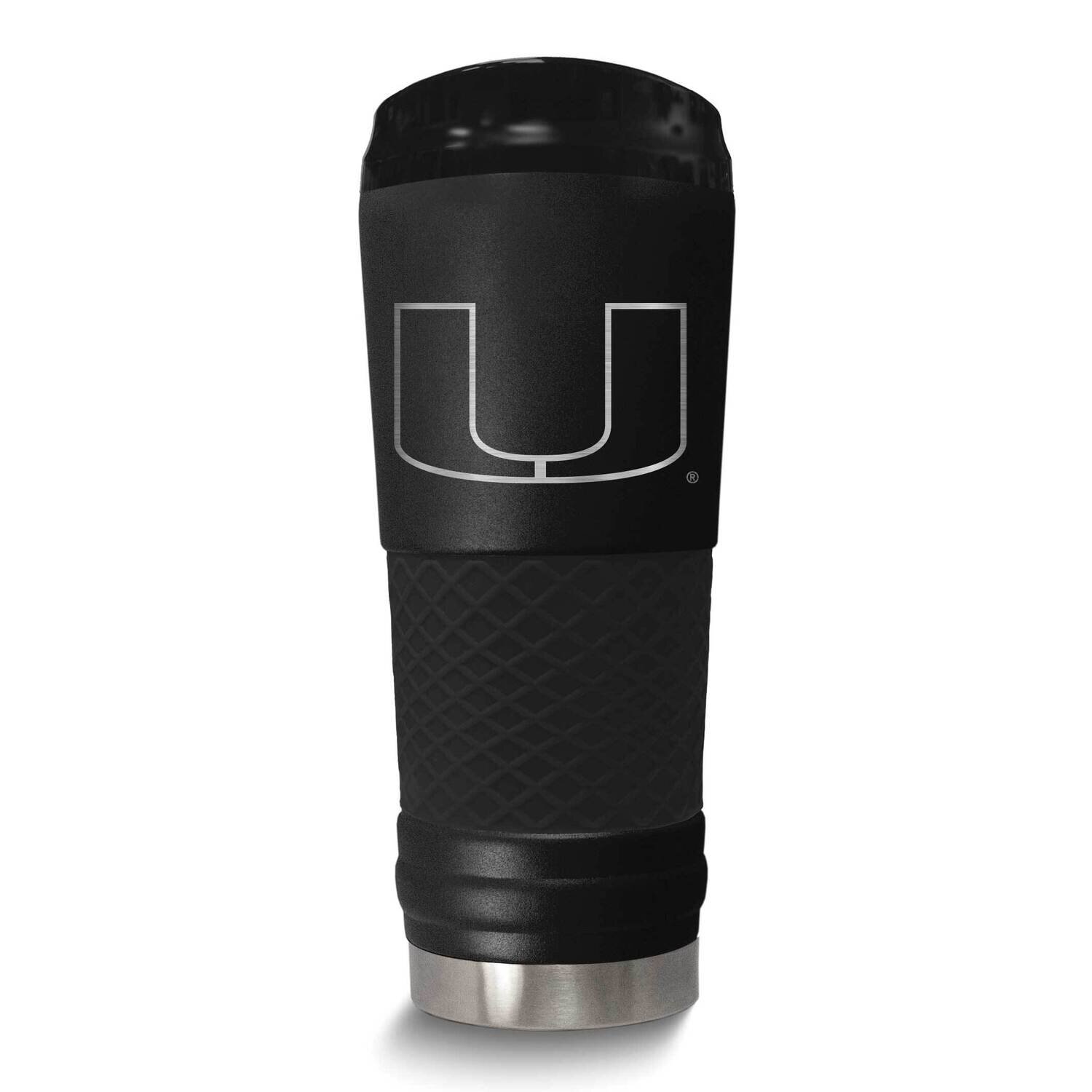 Collegiate Univeristy of Miami Stainless Stealth Draft Tumbler GM26129-UMF