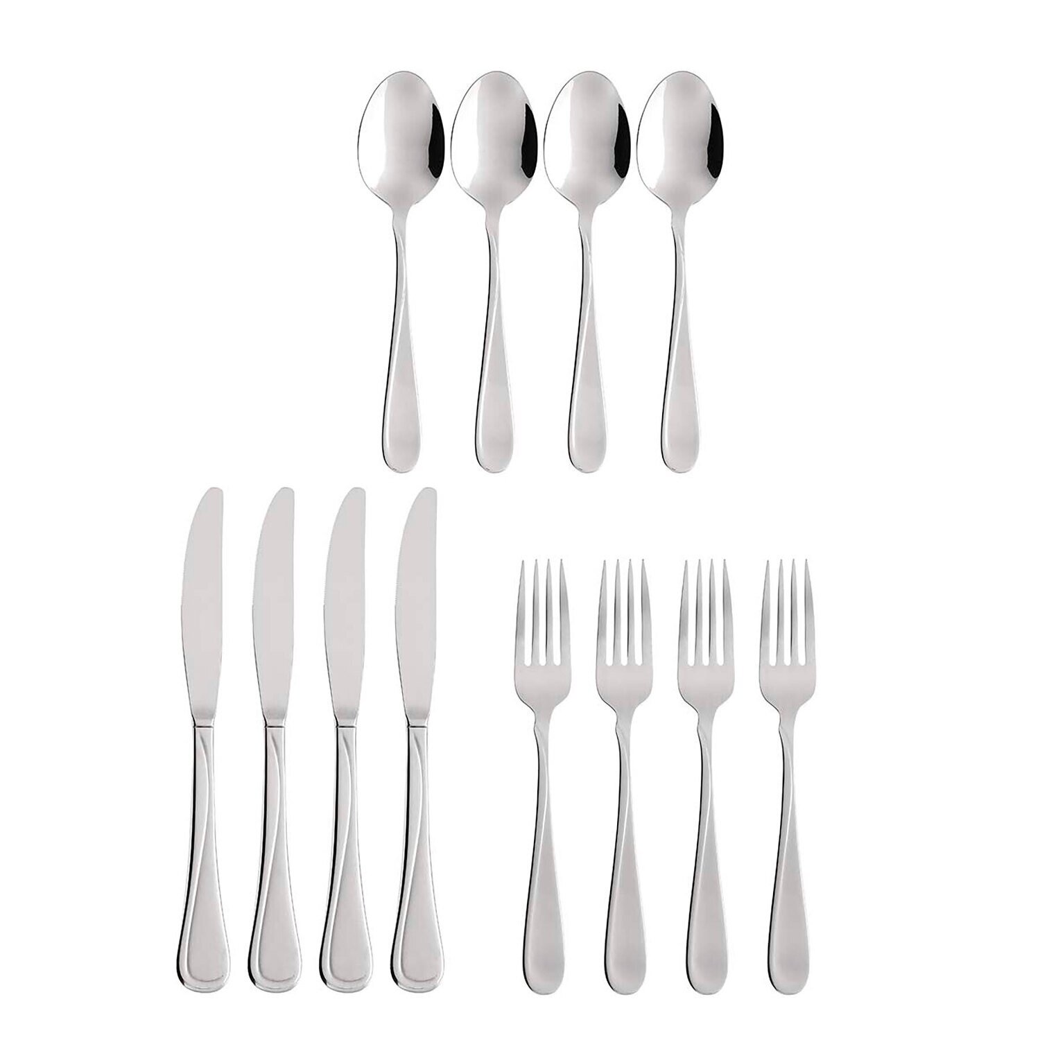 Oneida Flight 12 Piece Flatware Set H015012A