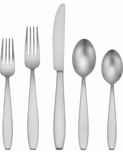 Oneida Satin Woodward 42 Piece Flatware Set with Caddy H270042A, MPN: H270042A, 79363016058