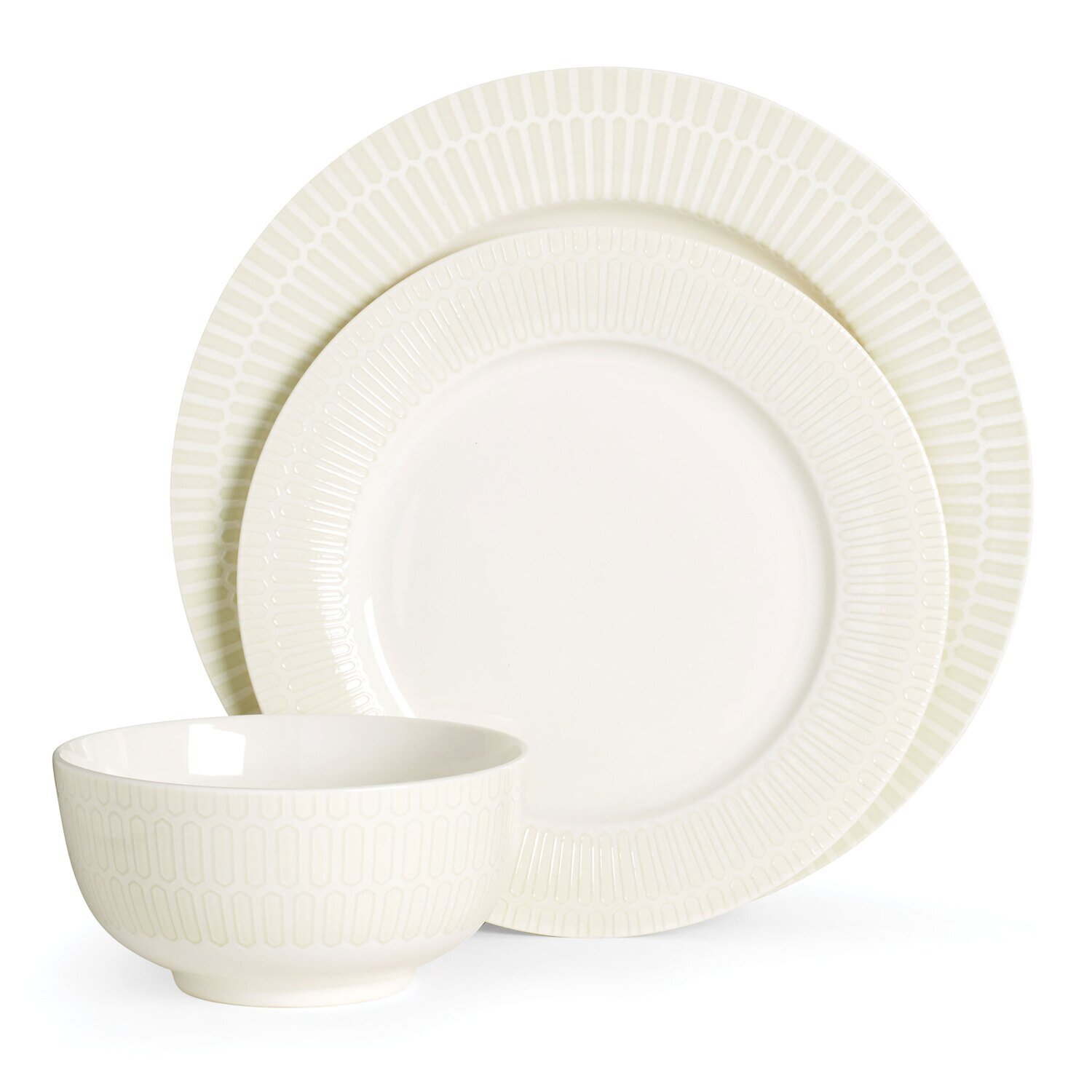 Oneida 12 Piece Adjacent Dinnerware 14200BRM, MPN: 14200BRM, 78737142003