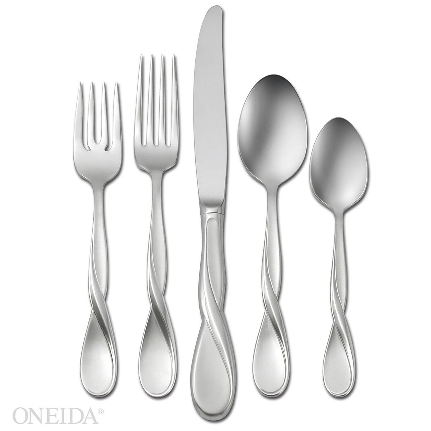 Oneida Satn Aquar 5 Piece Pl Setting 2622005A, MPN: 2622005A, 78737853527