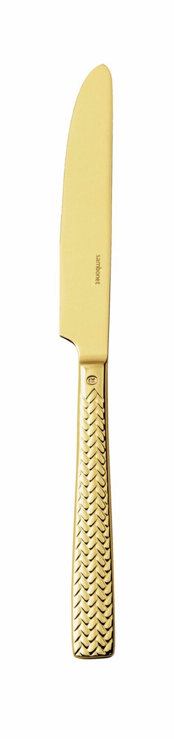 Sambonet Cortina Gold Dessert Knife S.H. 52722G27, MPN: 52722G27, 790955175365