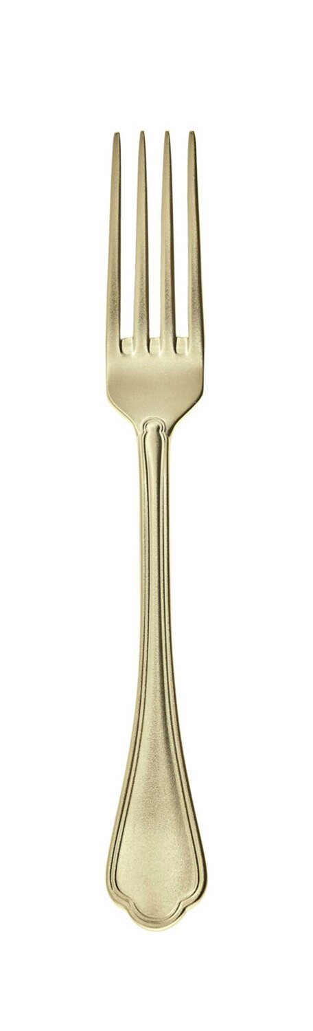 Sambonet Filet Toiras Diamond Pvd White Gold Dessert Fork 52956P26, MPN: 52956P26, 790955148567