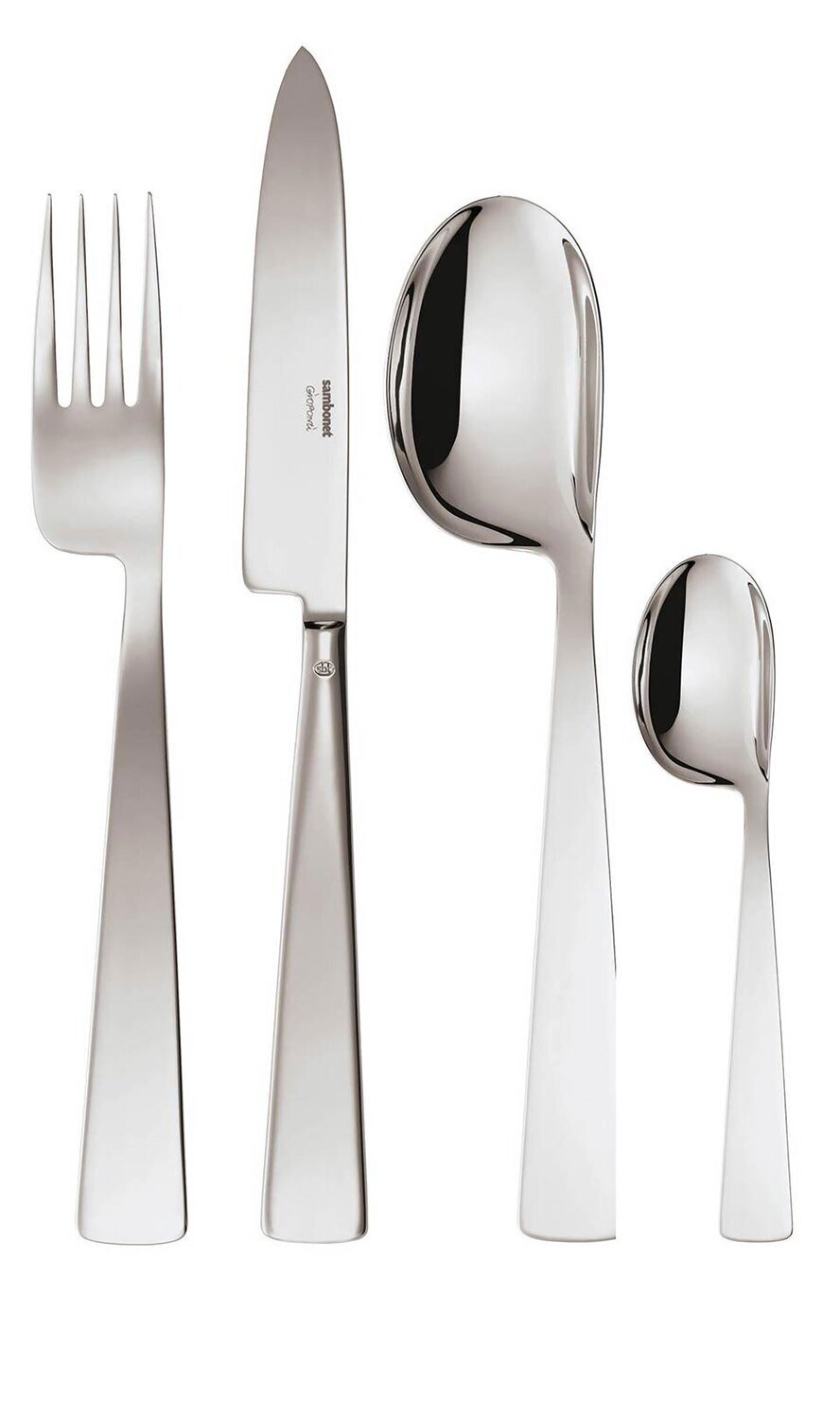 Sambonet Gio Ponti Conca Set 4 Piece Childrens Flatware 52738-98, MPN: 52738-98,