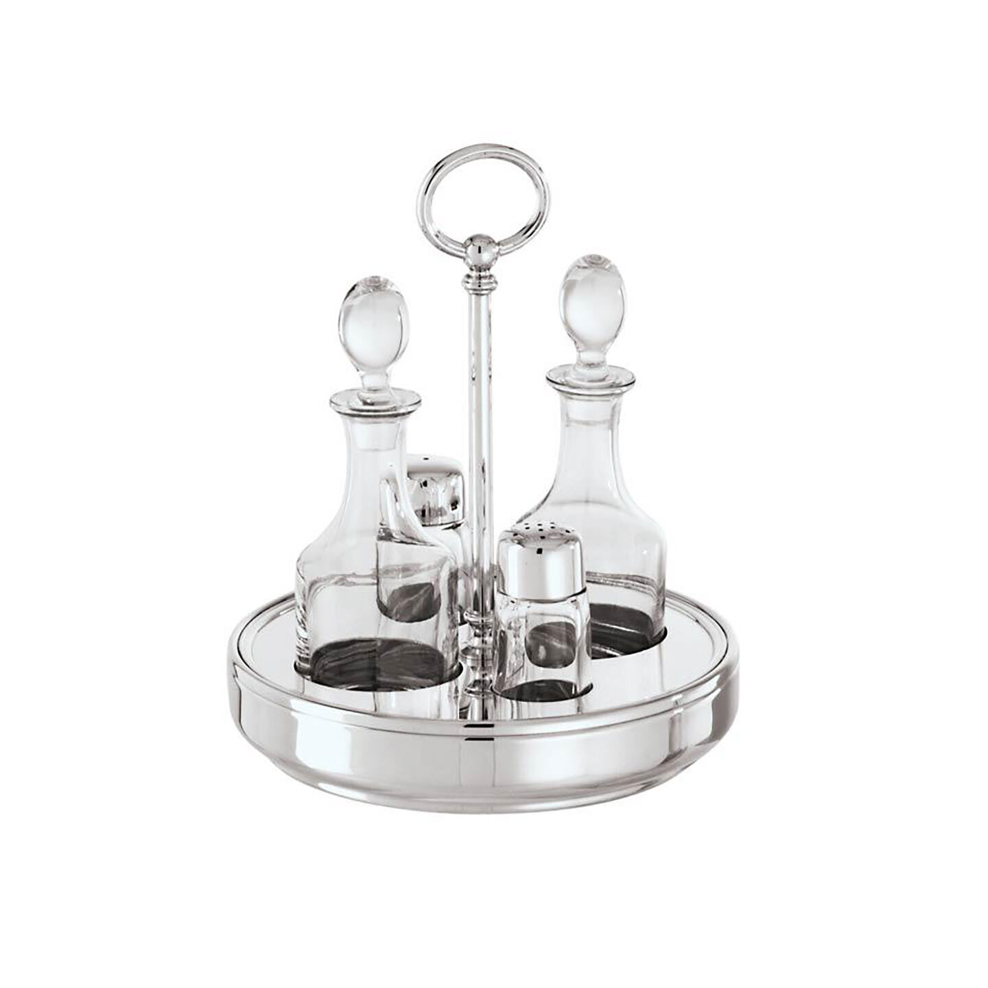 Sambonet Contour Cruet Set 4 Pieces With Crystal 54065-04, MPN: 54065-04, 790955915305