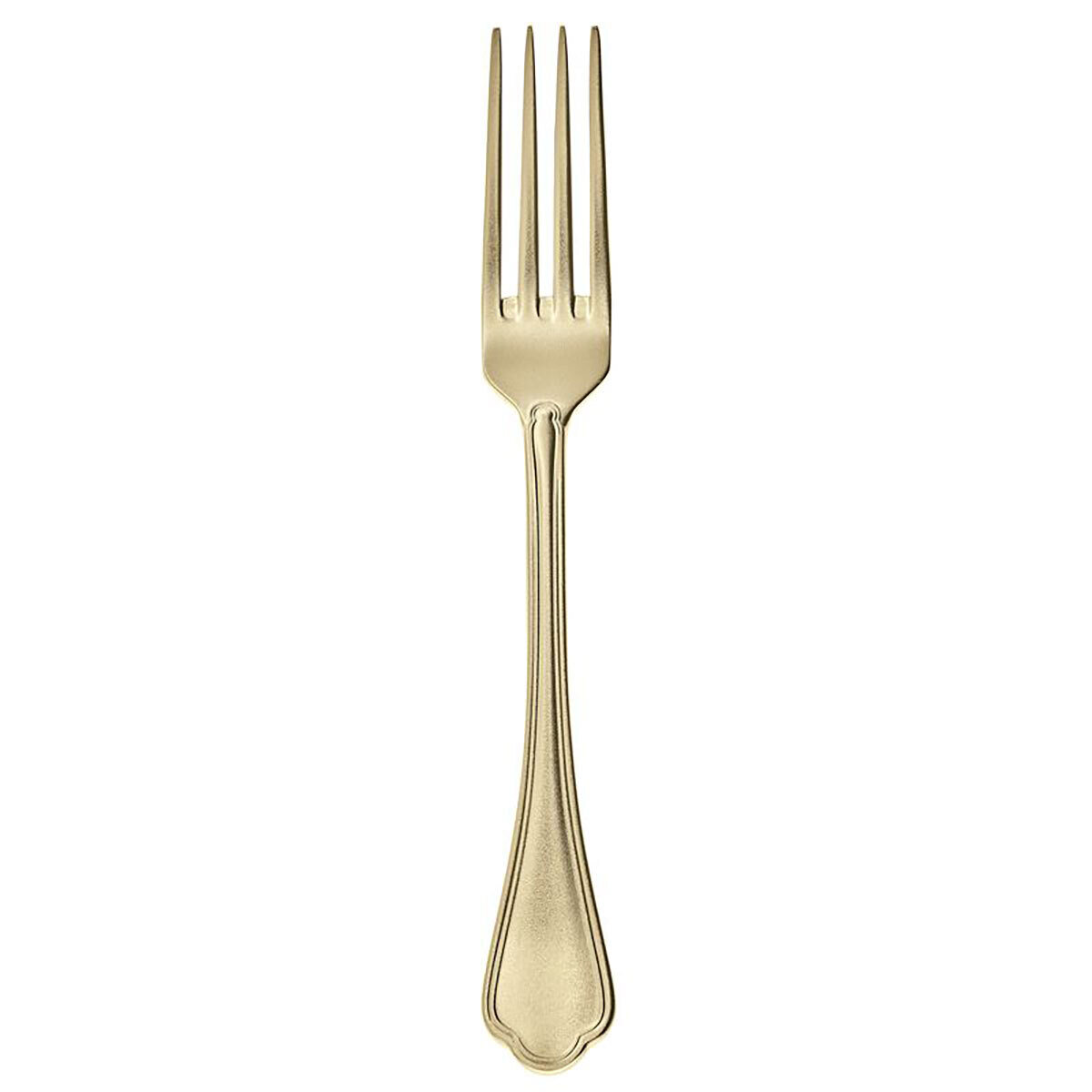 Sambonet Filet Toiras Diamond Pvd White Gold Serving Fork 52956P45, MPN: 52956P45,
