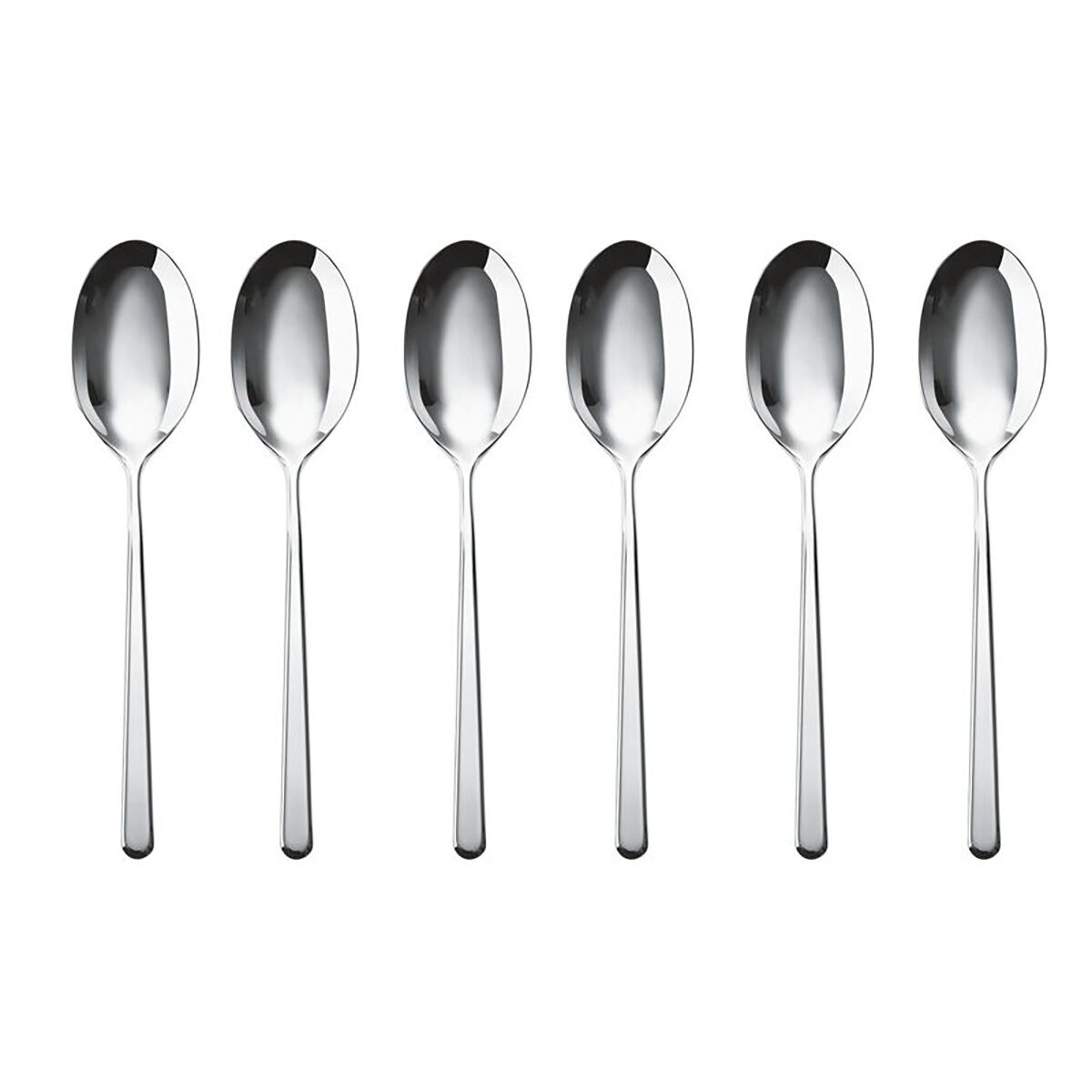 Sambonet Cake &amp; Coffee Set 6 Piece Moka Spoon Linear 52513D37, MPN: 52513D37,