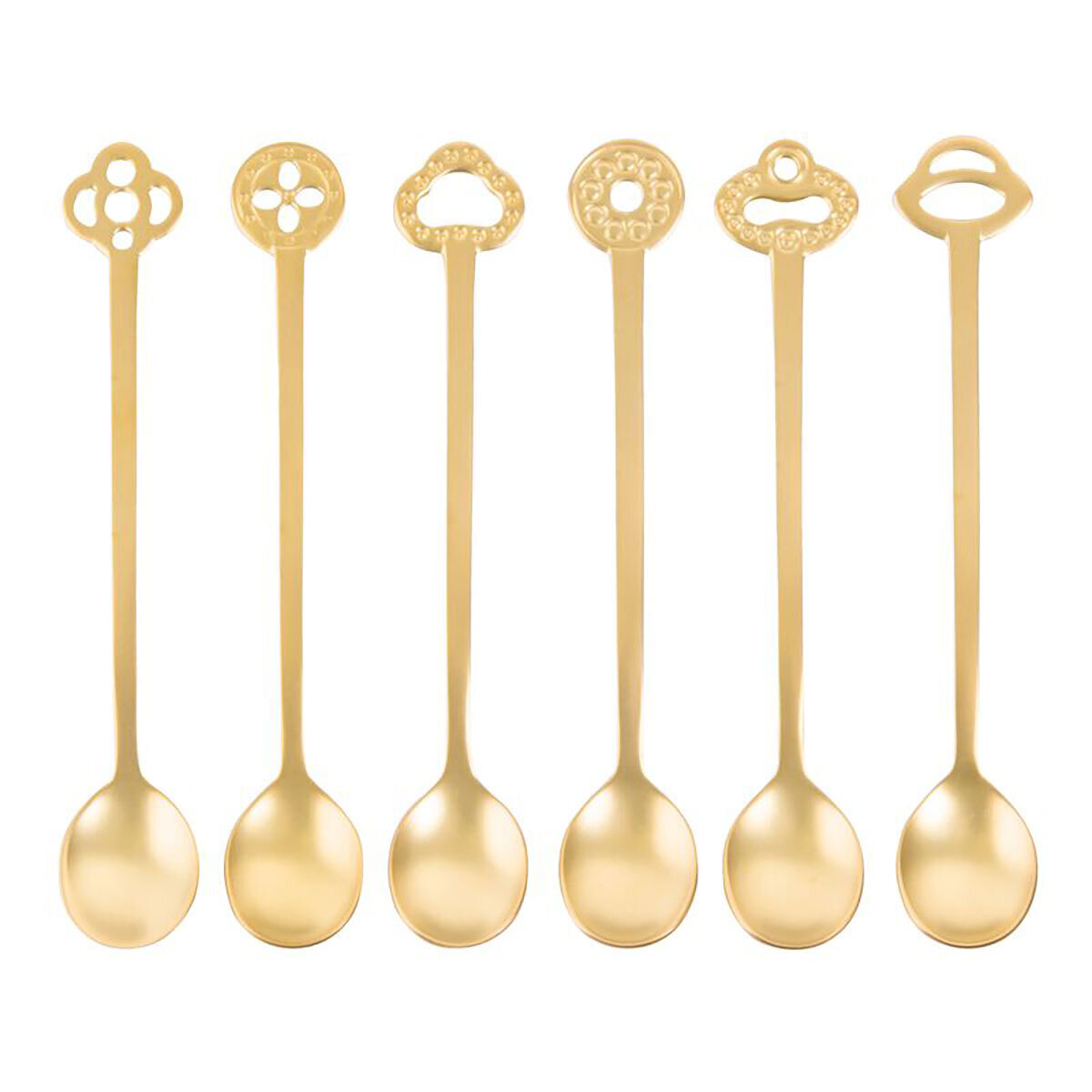 Sambonet Party Fashion Set 6 Party Spoons 52649G02, MPN: 52649G02,
