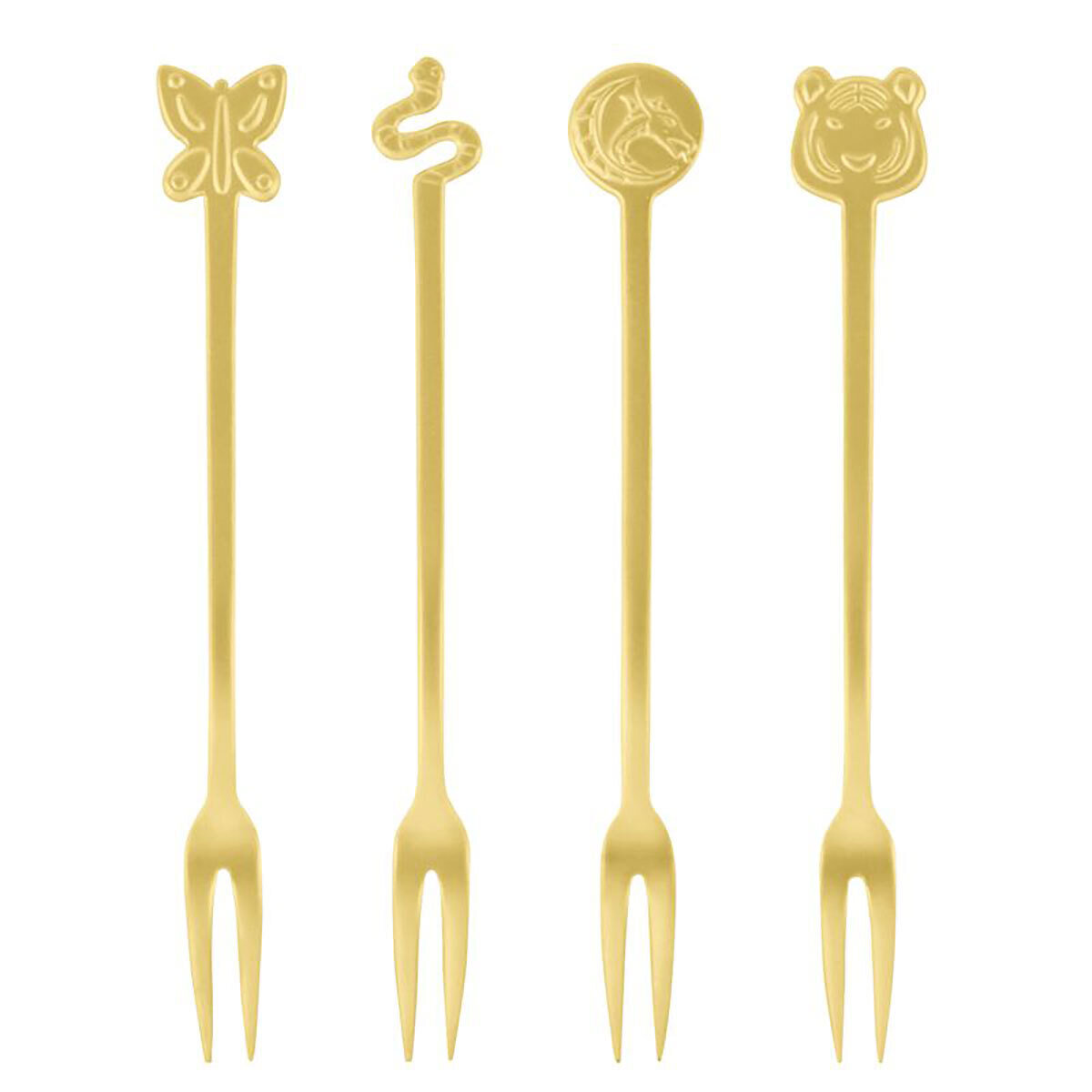 Sambonet Party Fashion Party Forks 4 Piece Giftboxed 52649G51, MPN: 52649G51, 790955000000