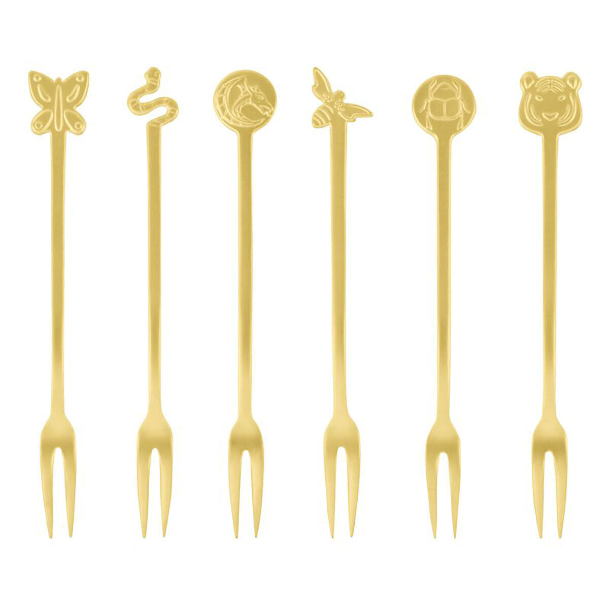 Sambonet Party Fashion Party Forks 6 Piece Giftboxed 52649G52, MPN: 52649G52, 790955000000