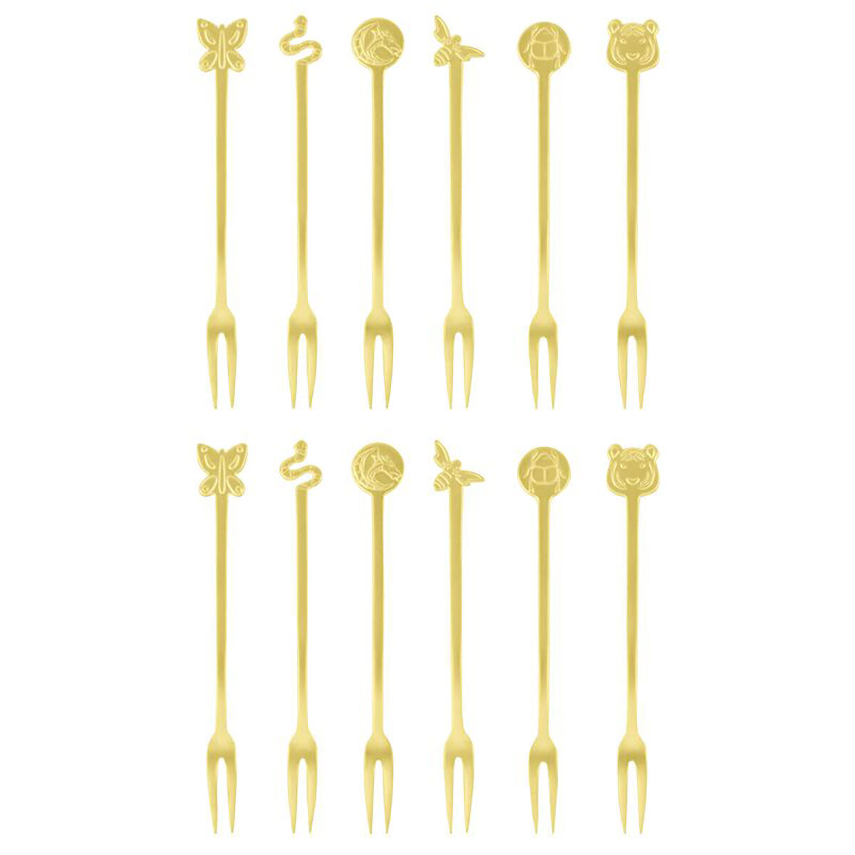 Sambonet Party Fashion Party Forks 12 Piece Giftboxed 52649G53, MPN: 52649G53, 790955000000
