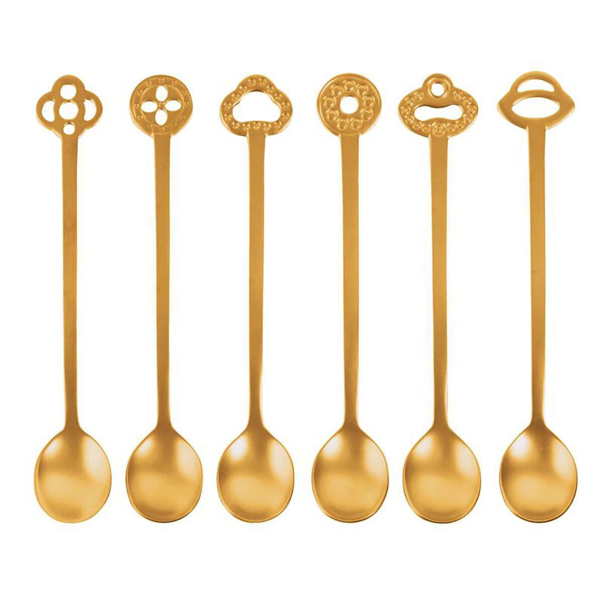 Sambonet Party Fashion Set 6 Party Spoons 52649N02, MPN: 52649N02,