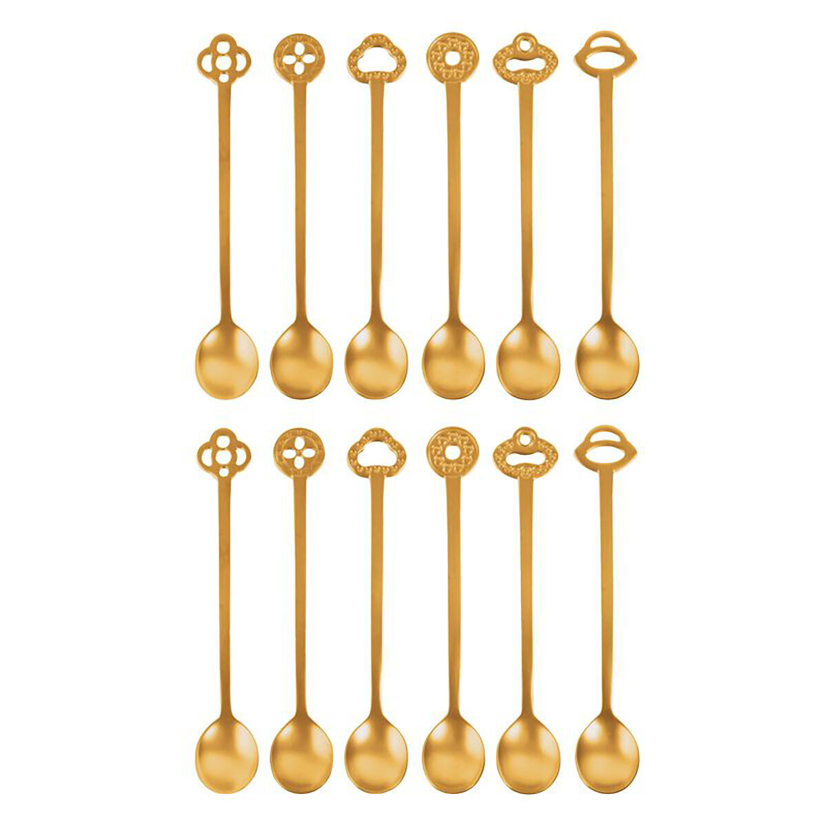 Sambonet Party Fashion Set 12 Party Spoons 52649N03, MPN: 52649N03,