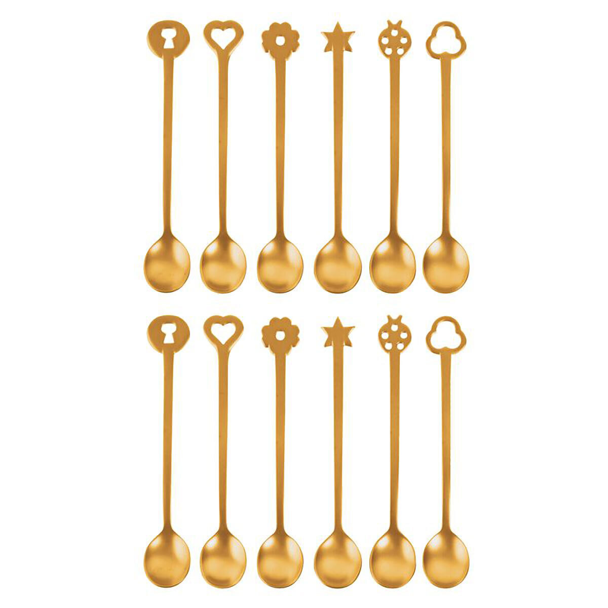 Sambonet Party Fashion Set 12 Party Spoons 52649N23, MPN: 52649N23,