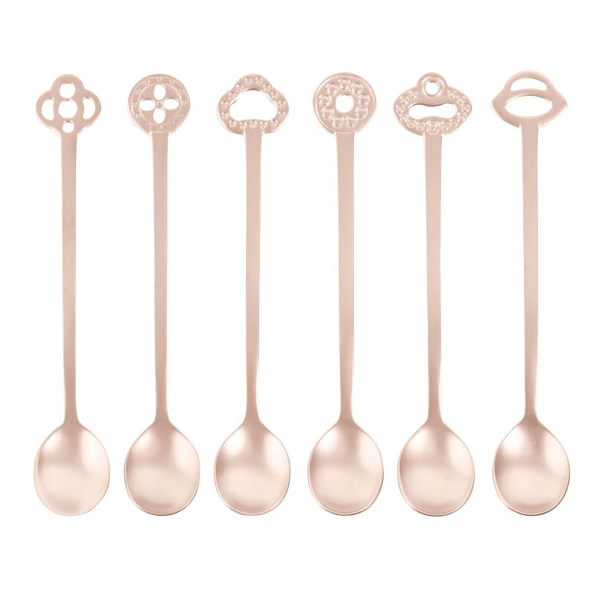 Sambonet Party Fashion Set 6 Party Spoons 52649P02, MPN: 52649P02,