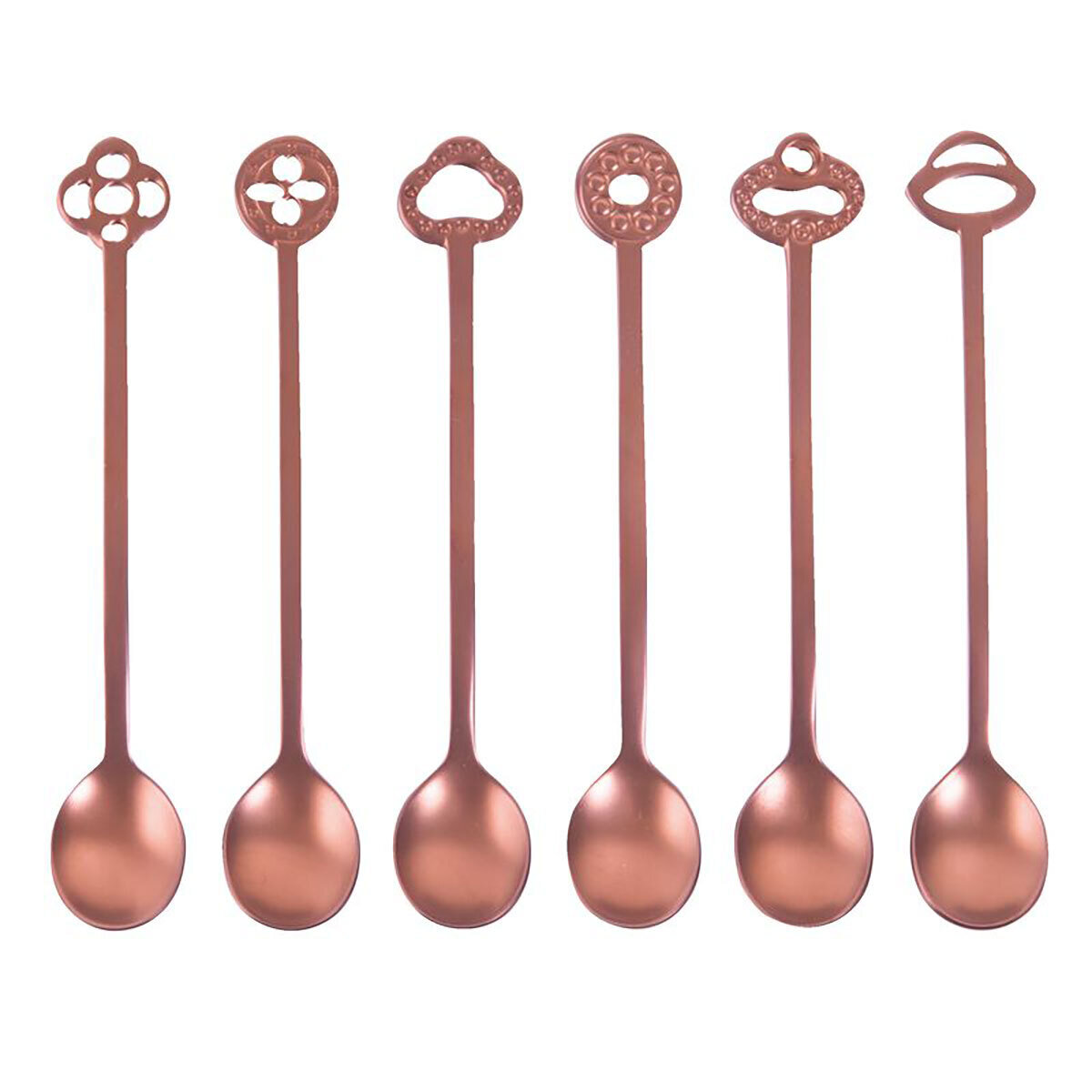 Sambonet Party Fashion Set 6 Party Spoons 52649R02, MPN: 52649R02,